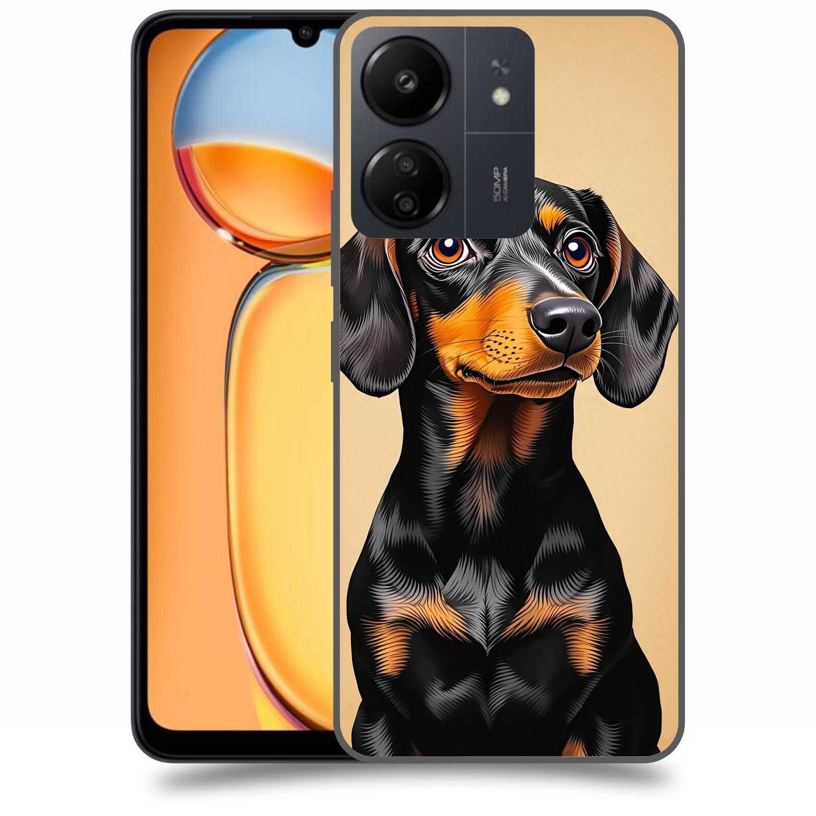 ACOVER Kryt na mobil Xiaomi Redmi 13C 4G  Dachshund I