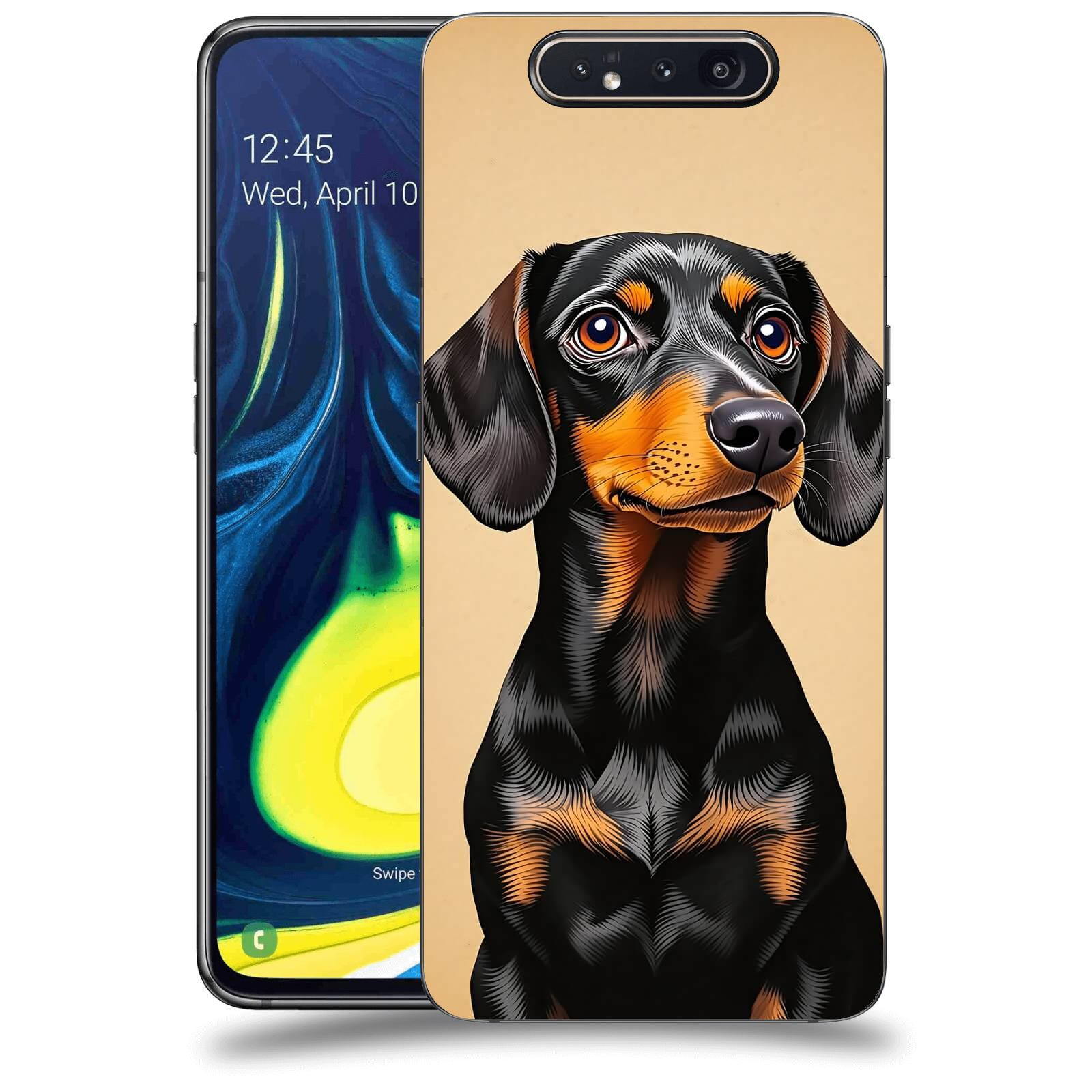 ACOVER Kryt na mobil Samsung Galaxy A80 A805F - Dachshund I