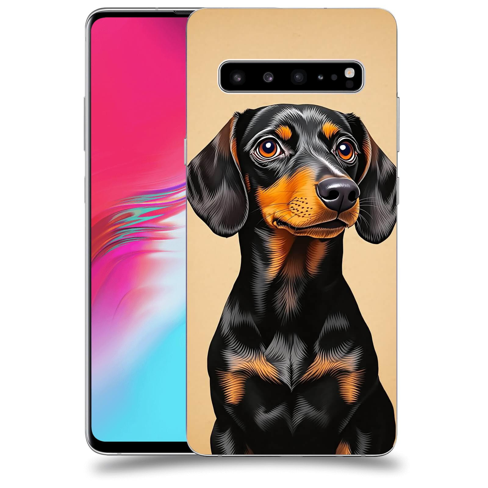 ACOVER Kryt na mobil Samsung Galaxy S10 G973 - Dachshund I