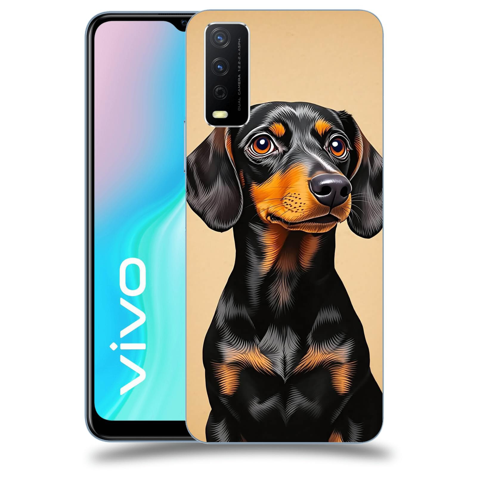 ACOVER Kryt na mobil Vivo Y11s - Dachshund I