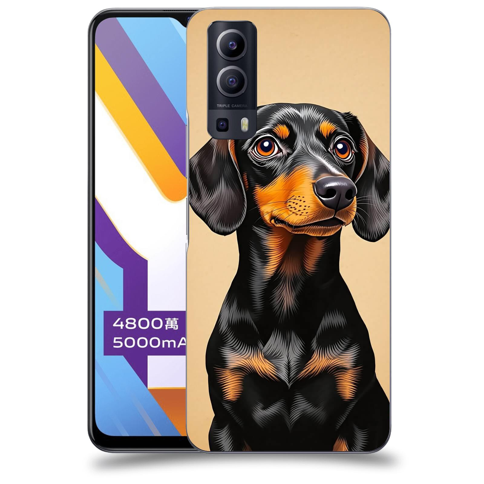 ACOVER Kryt na mobil Vivo Y52 5G - Dachshund I