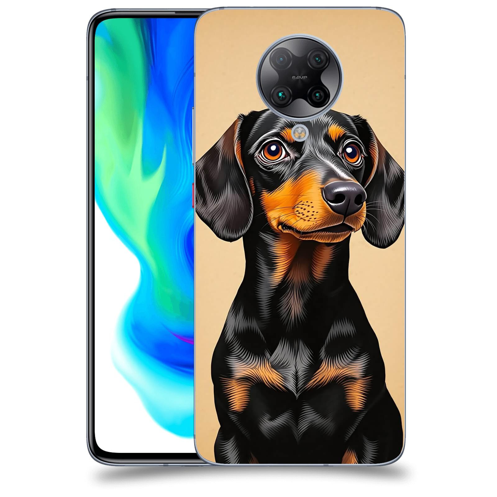 ACOVER Kryt na mobil Xiaomi Poco F2 Pro - Dachshund I