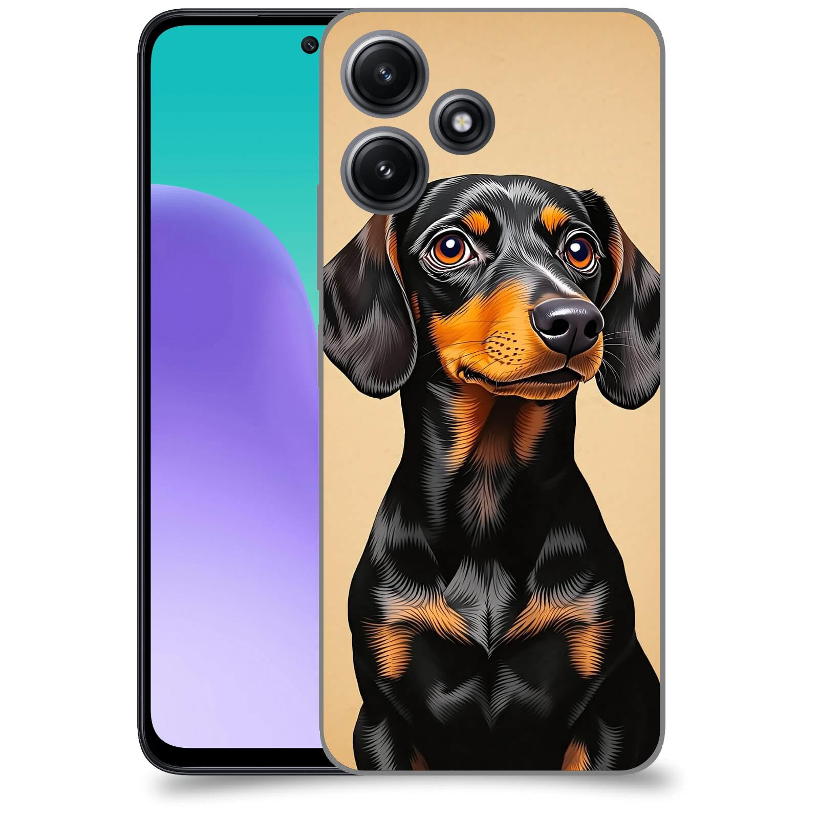 ACOVER Kryt na mobil Xiaomi Redmi 12 5G - Dachshund I