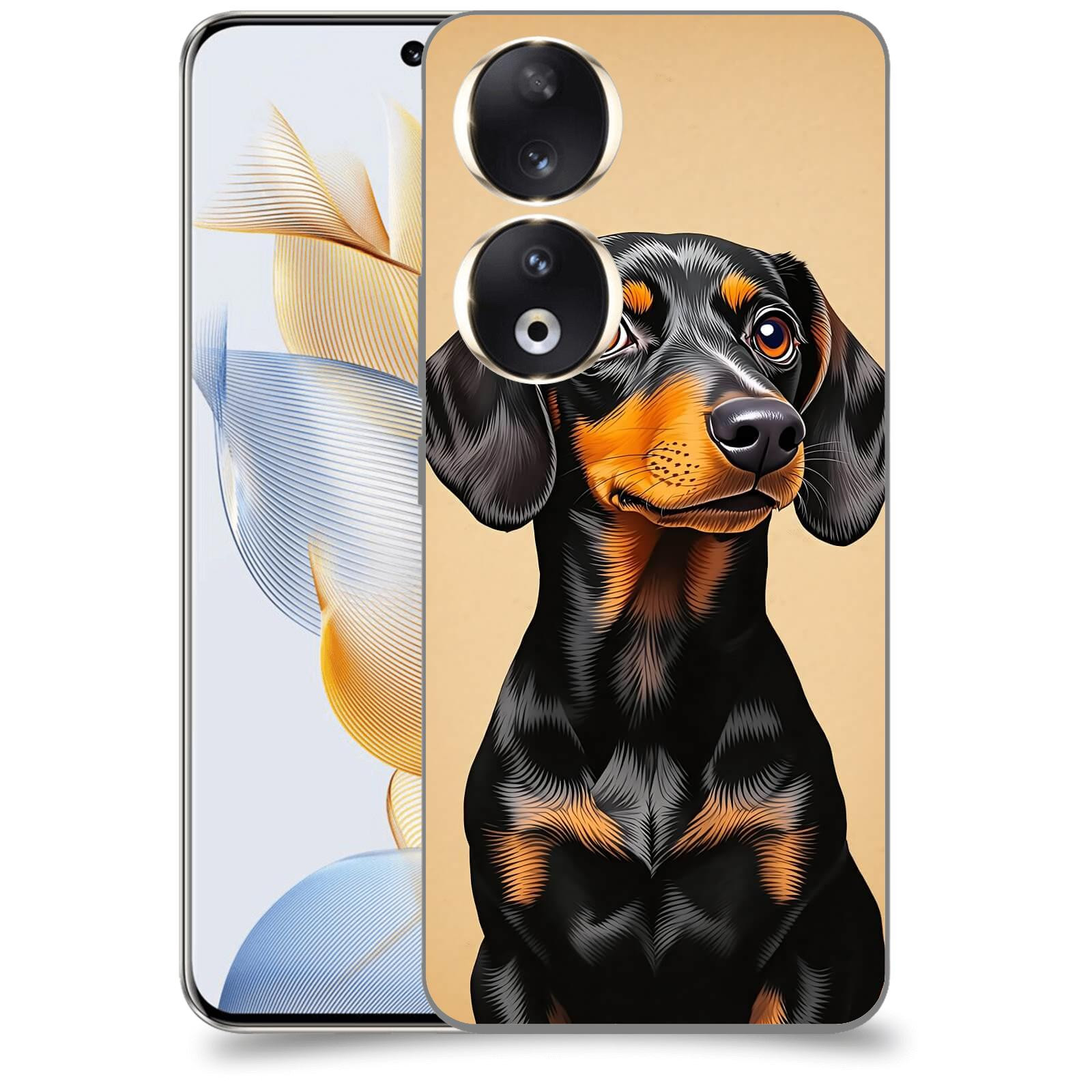 ACOVER Kryt na mobil Honor 90 - Dachshund I