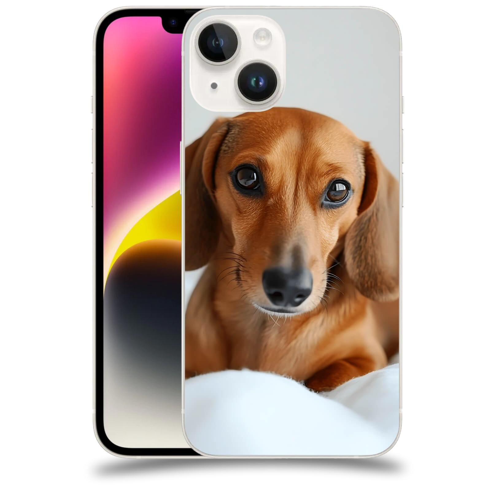 ACOVER Kryt na mobil Apple iPhone 14 - Dachshund II