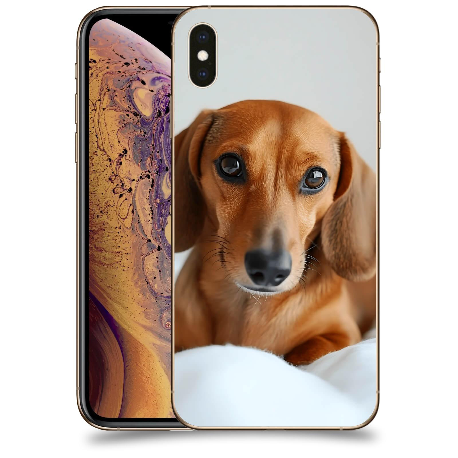ACOVER Kryt na mobil Apple iPhone XS Max - Dachshund II