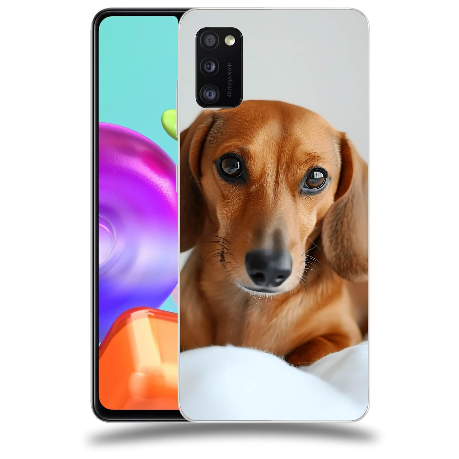 ACOVER Kryt na mobil Samsung Galaxy A41 A415F - Dachshund II