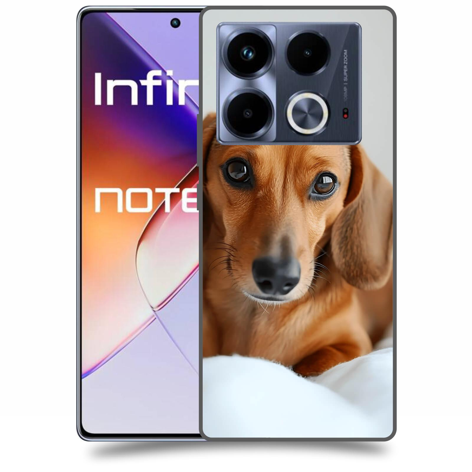 ACOVER Kryt na mobil Infinix Note 40 - Dachshund II