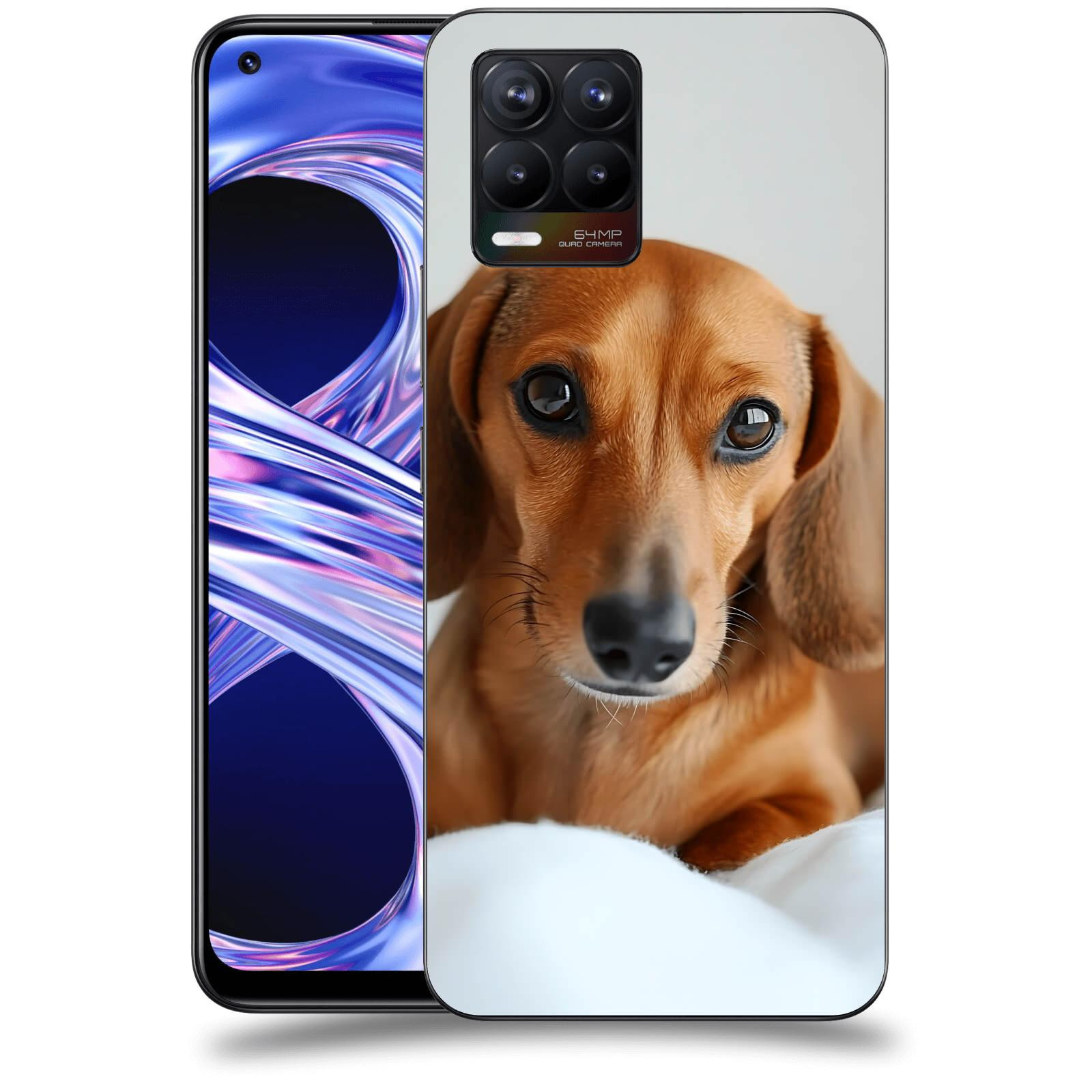 ACOVER Kryt na mobil Realme 8 - Dachshund II