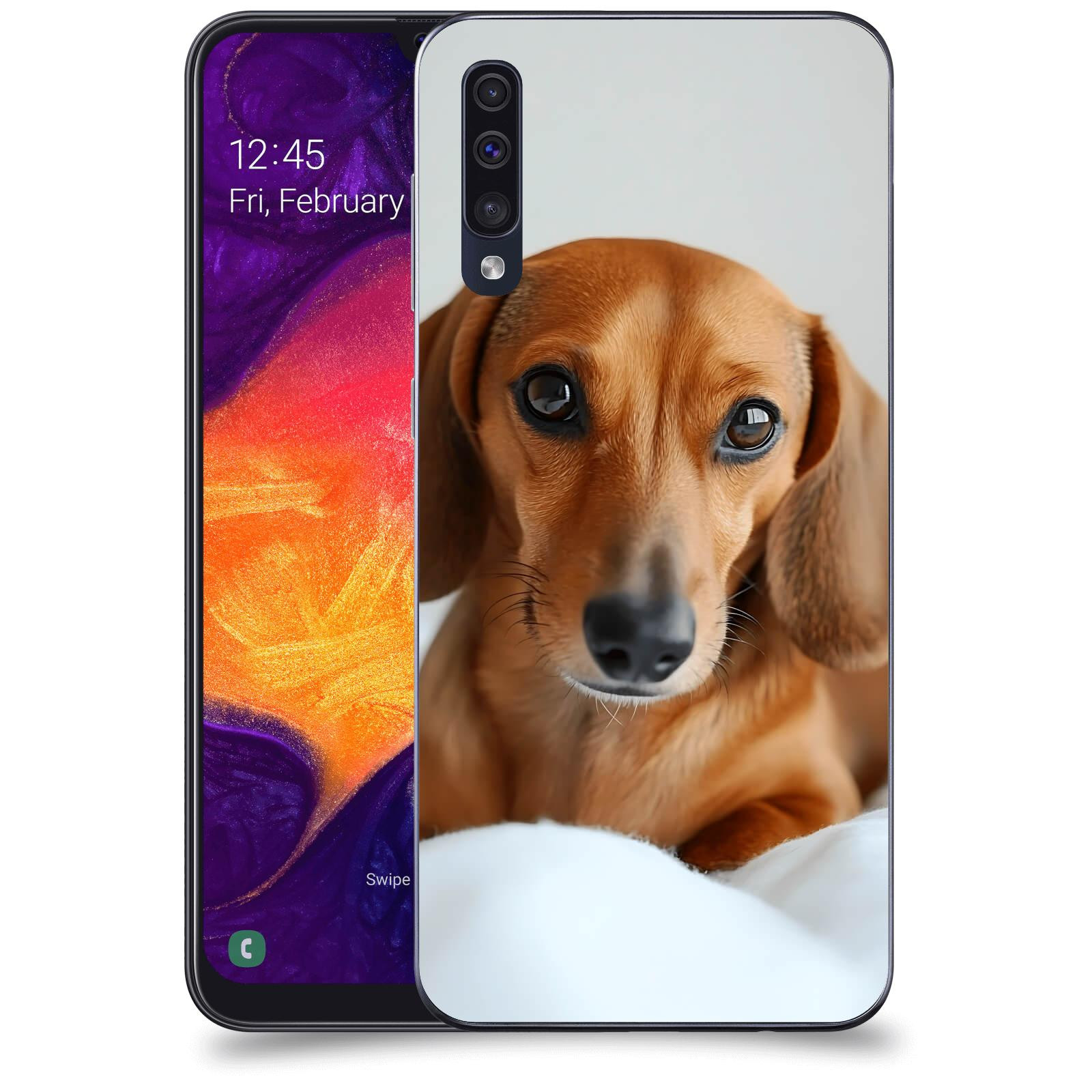 ACOVER Kryt na mobil Samsung Galaxy A50 A505F - Dachshund II