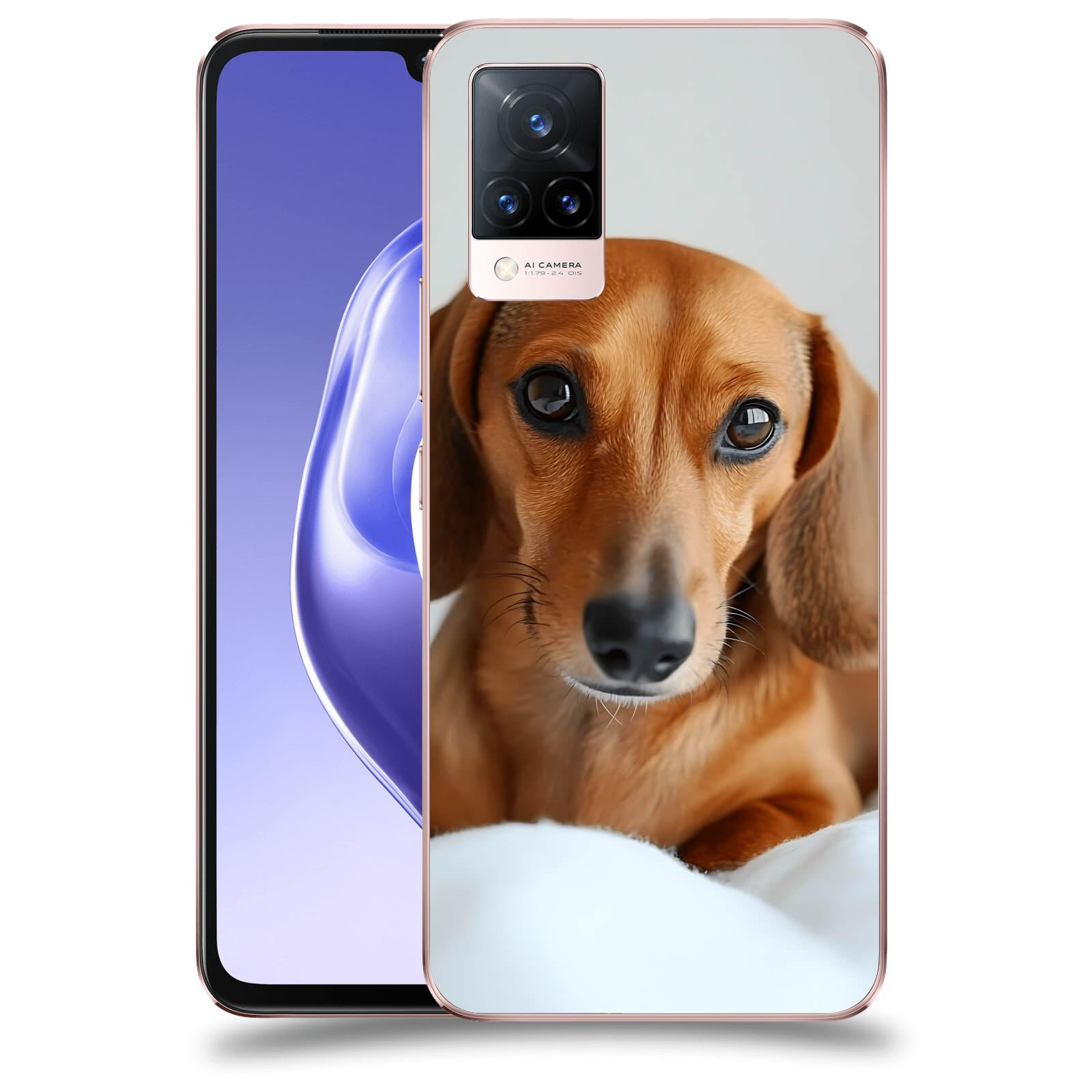 ACOVER Kryt na mobil Vivo V21 5G - Dachshund II