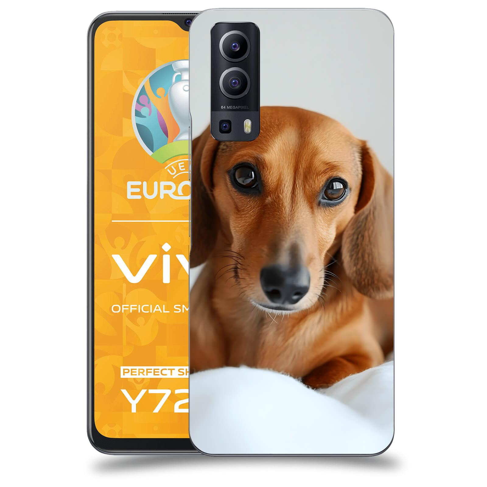 ACOVER Kryt na mobil Vivo Y72 5G - Dachshund II
