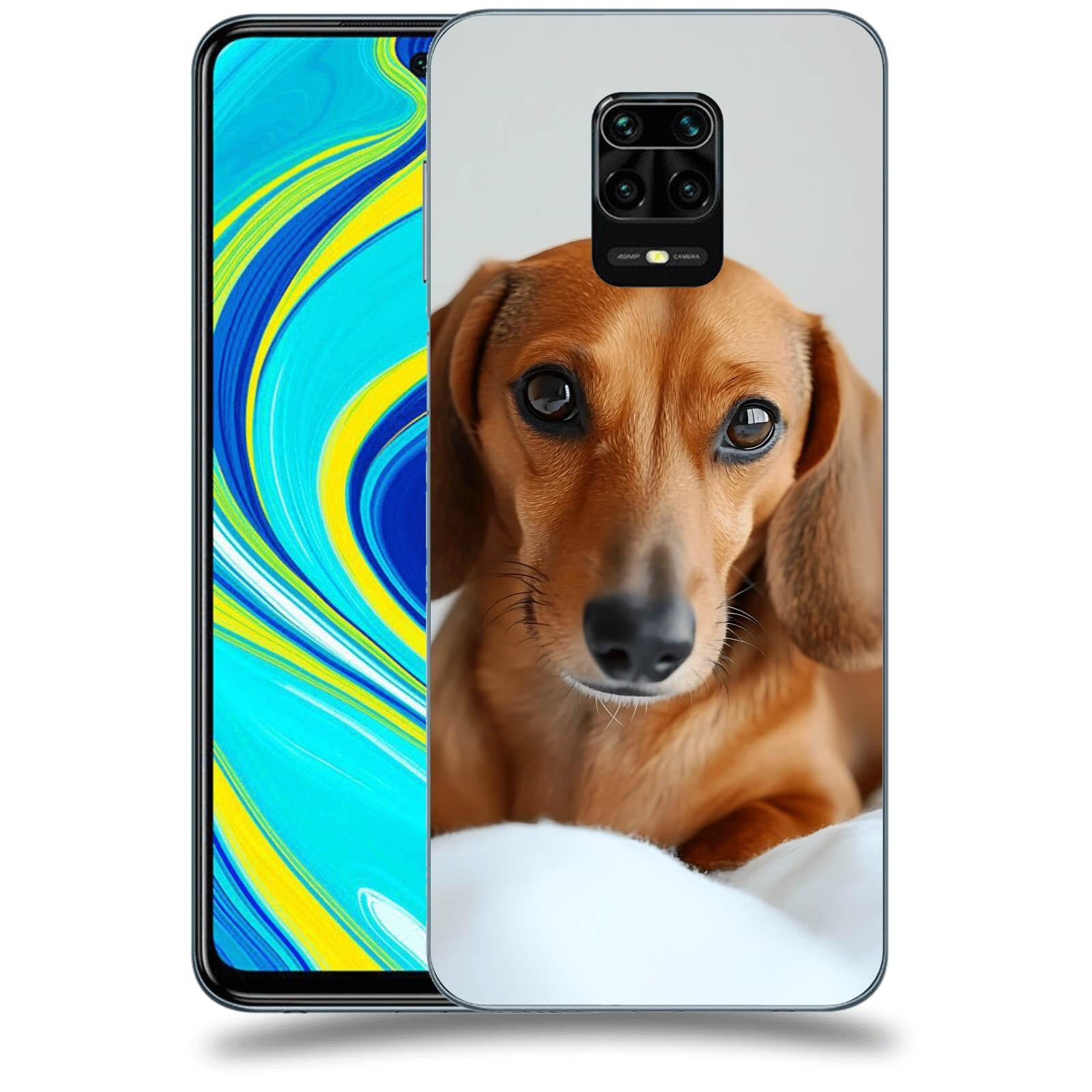 ACOVER Kryt na mobil Xiaomi Redmi Note 9S - Dachshund II