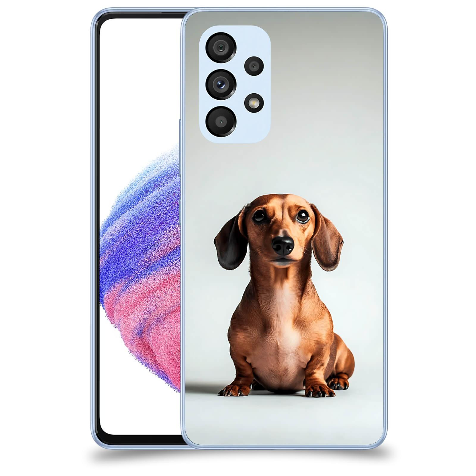 ACOVER Kryt na mobil Samsung Galaxy A32 5G A326B - Dachshund III