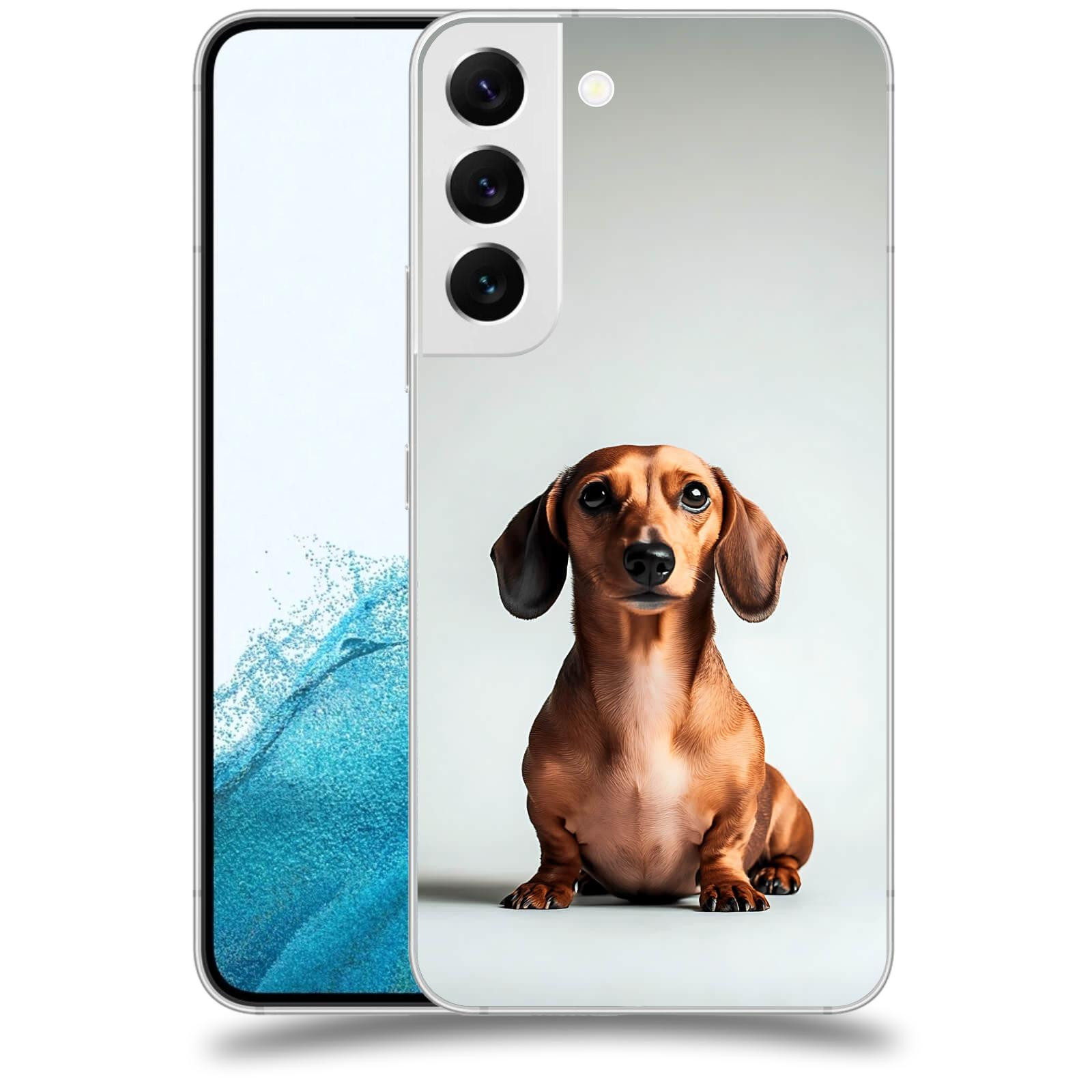 ACOVER Kryt na mobil Samsung Galaxy S22 5G - Dachshund III