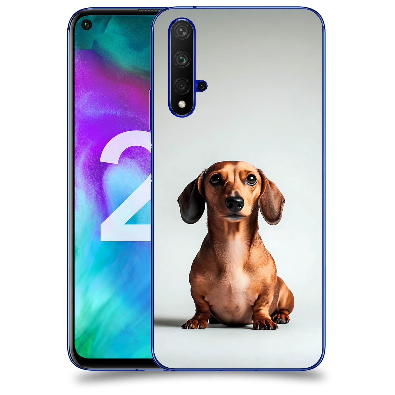 ACOVER Kryt na mobil Honor 20 - Dachshund III