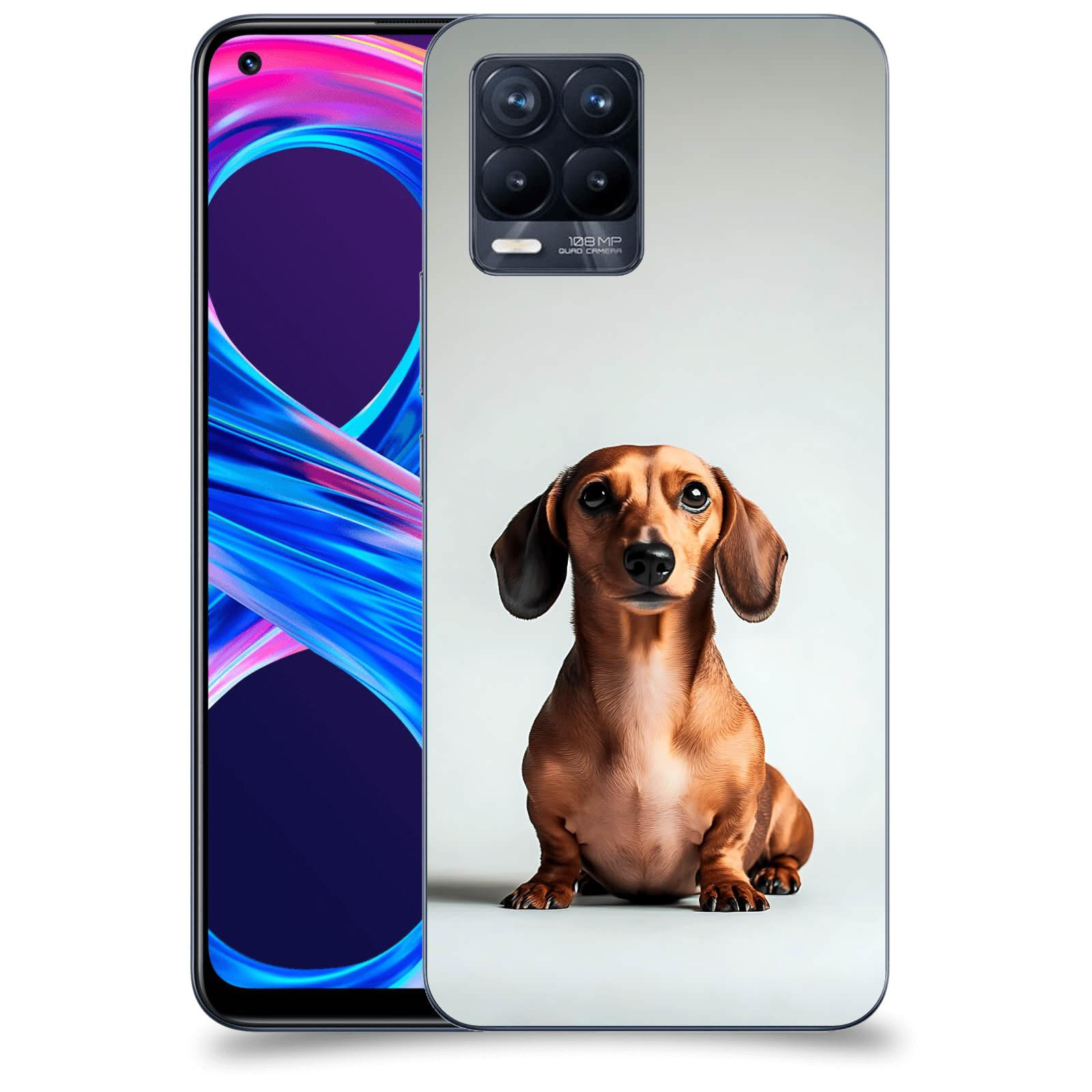 ACOVER Kryt na mobil Realme 8 Pro - Dachshund III