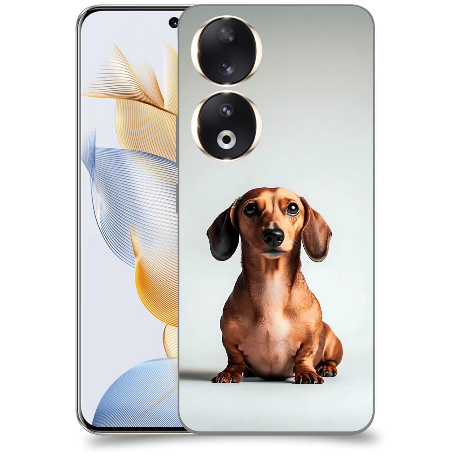 ACOVER Kryt na mobil Honor 90 - Dachshund III