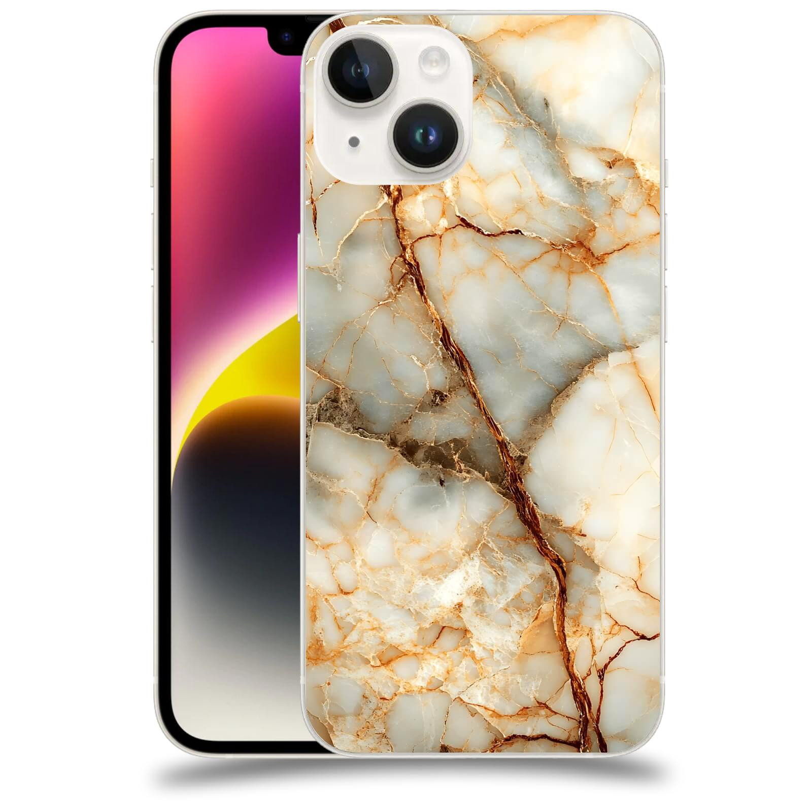 ACOVER Kryt na mobil Apple iPhone 14 - Marble I