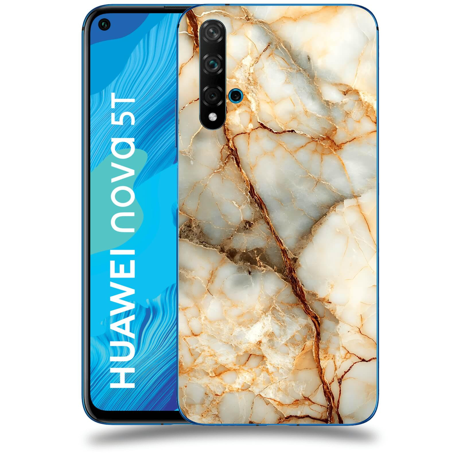 ACOVER Kryt na mobil Huawei Nova 5T - Marble I