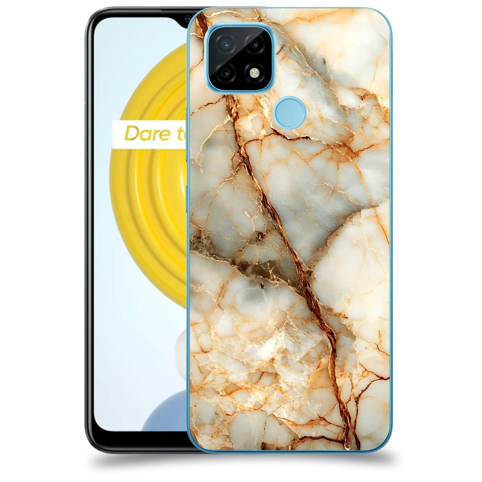 ACOVER Kryt na mobil Realme C21 - Marble I
