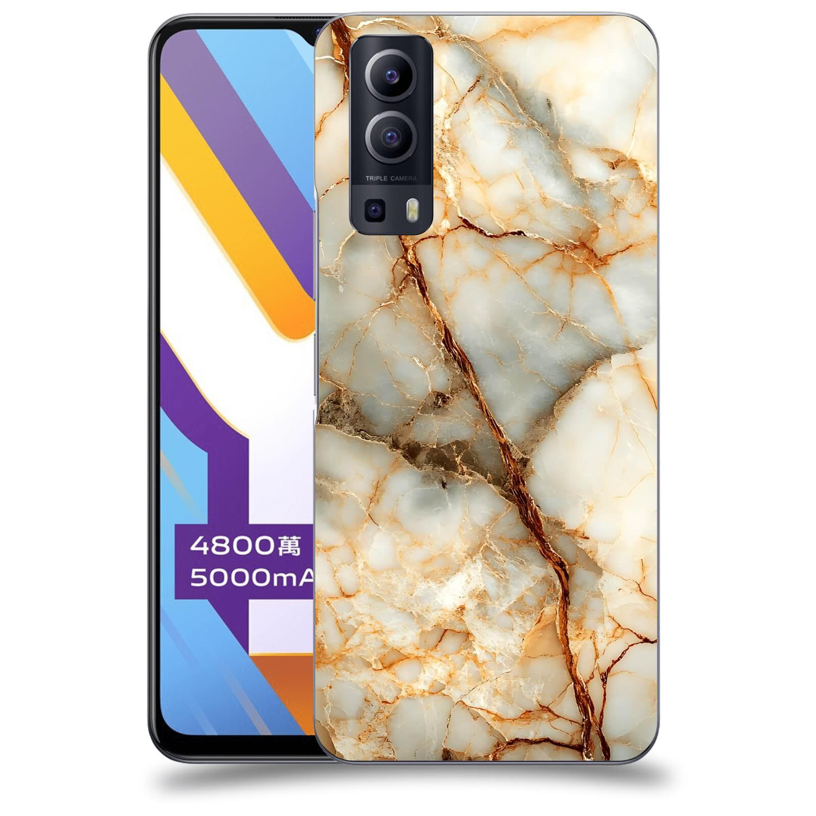 ACOVER Kryt na mobil Vivo Y52 5G - Marble I