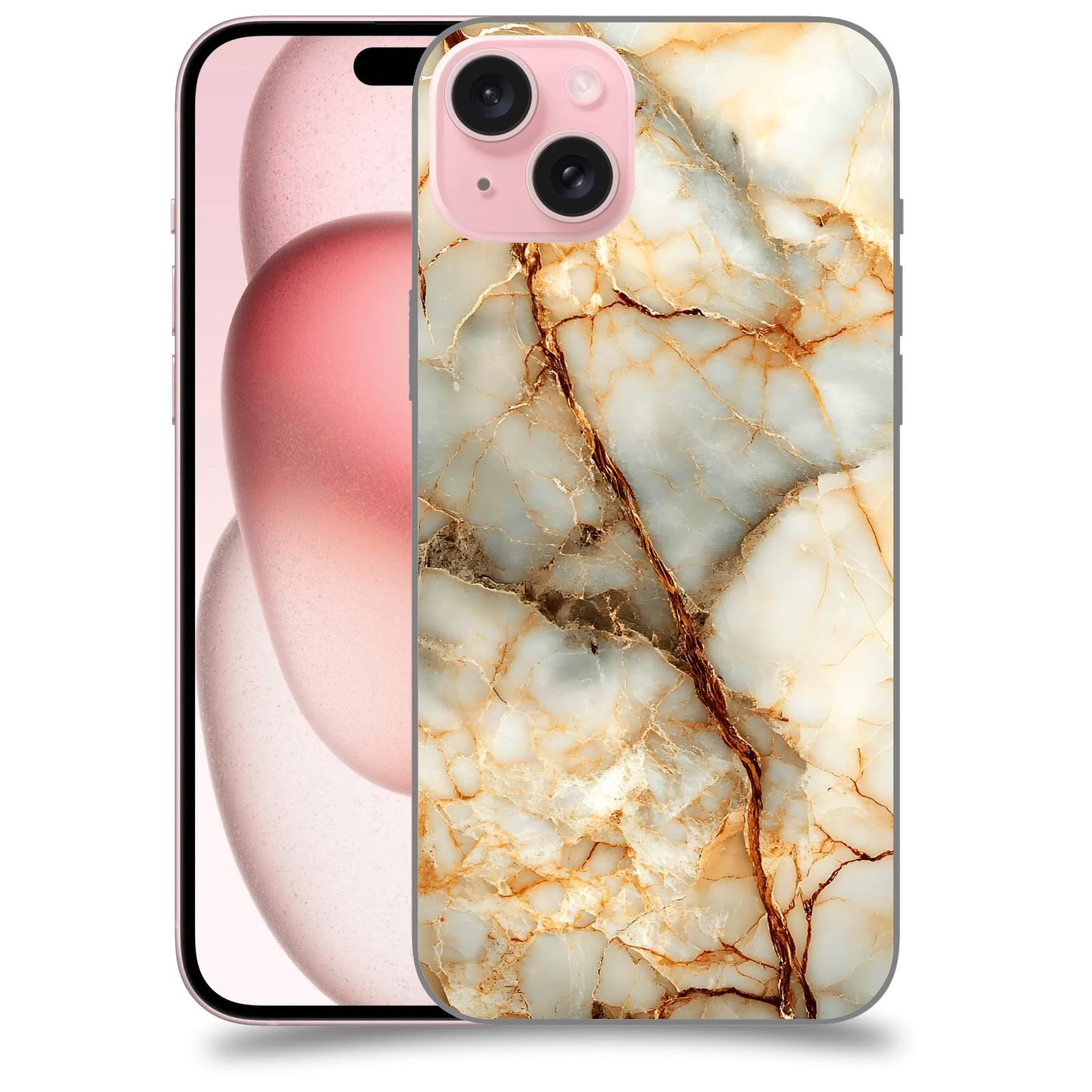 ACOVER Kryt na mobil Apple iPhone 15 plus - Marble I
