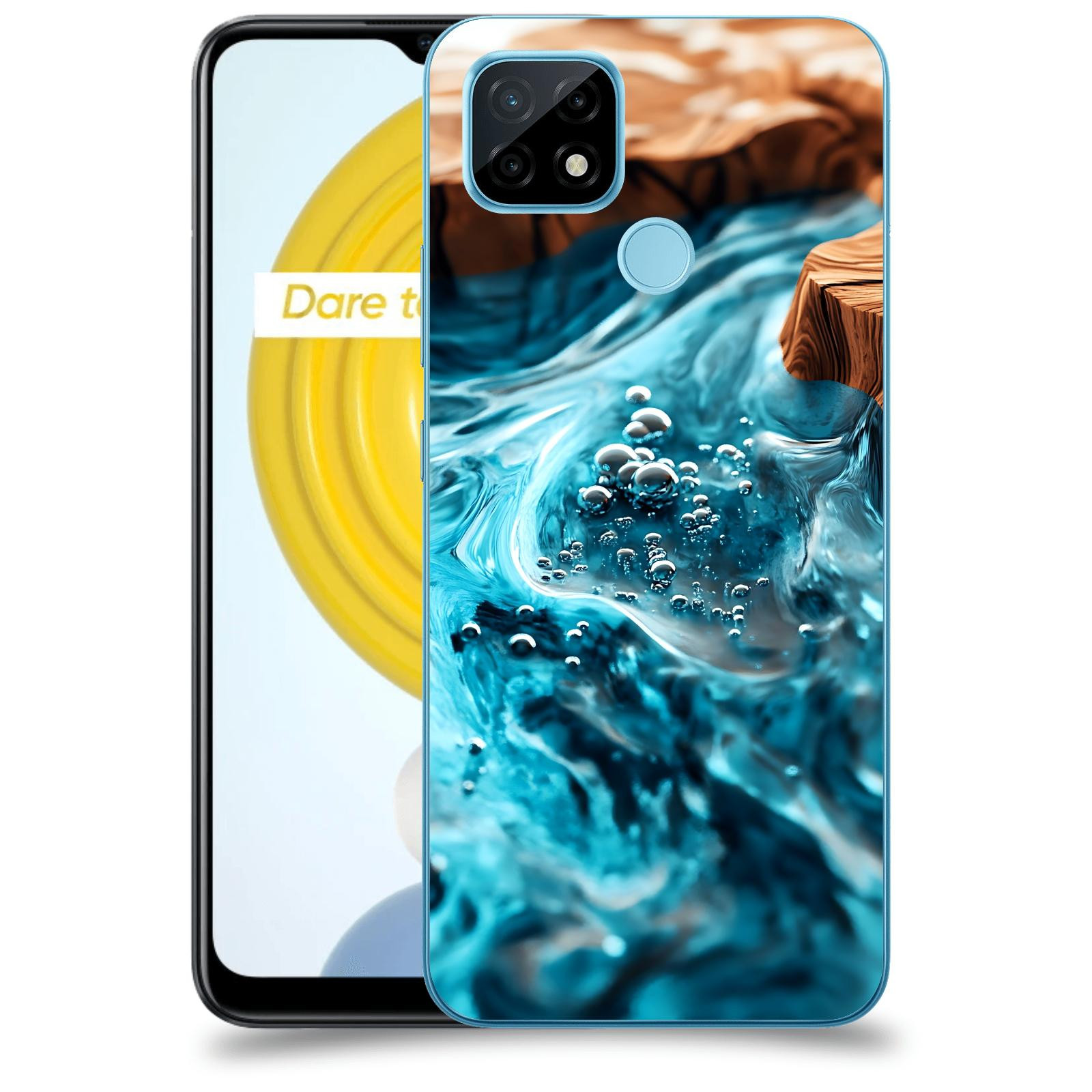ACOVER Kryt na mobil Realme C21 - Deep Marine I