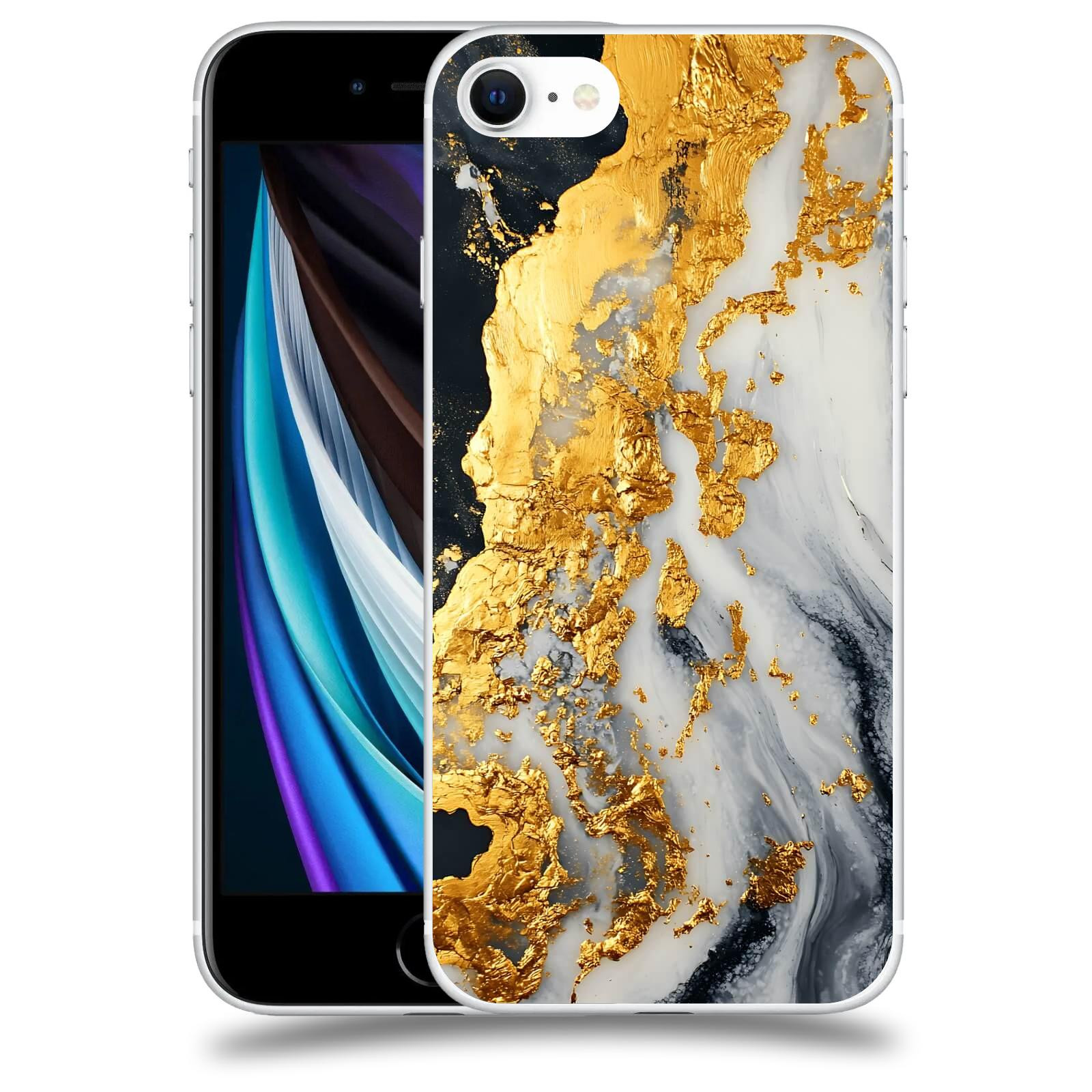 ACOVER Kryt na mobil Apple iPhone SE 2020 - Marble II