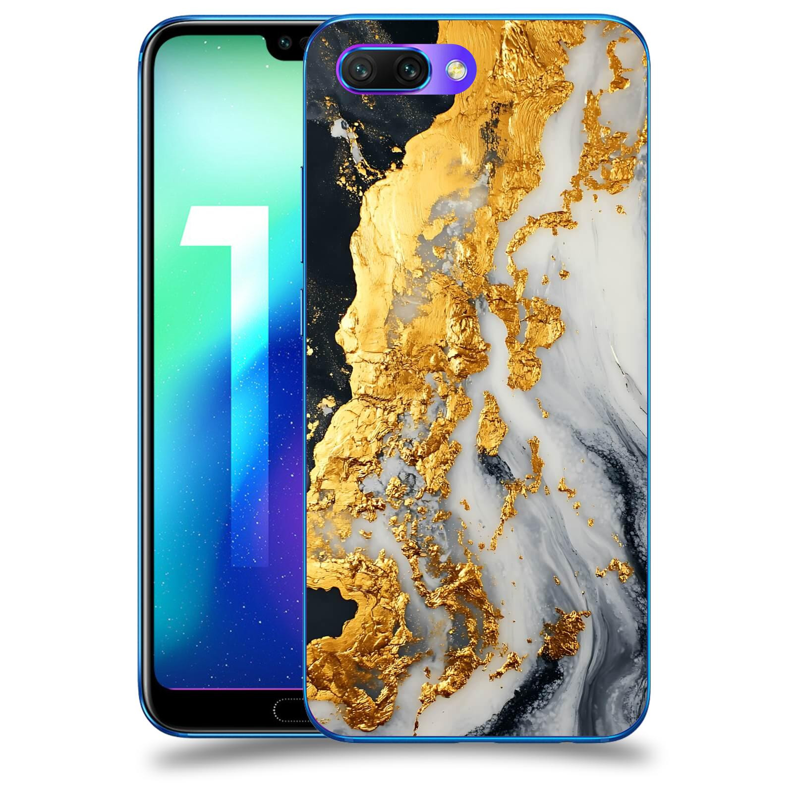 ACOVER Kryt na mobil Honor 10 - Marble II