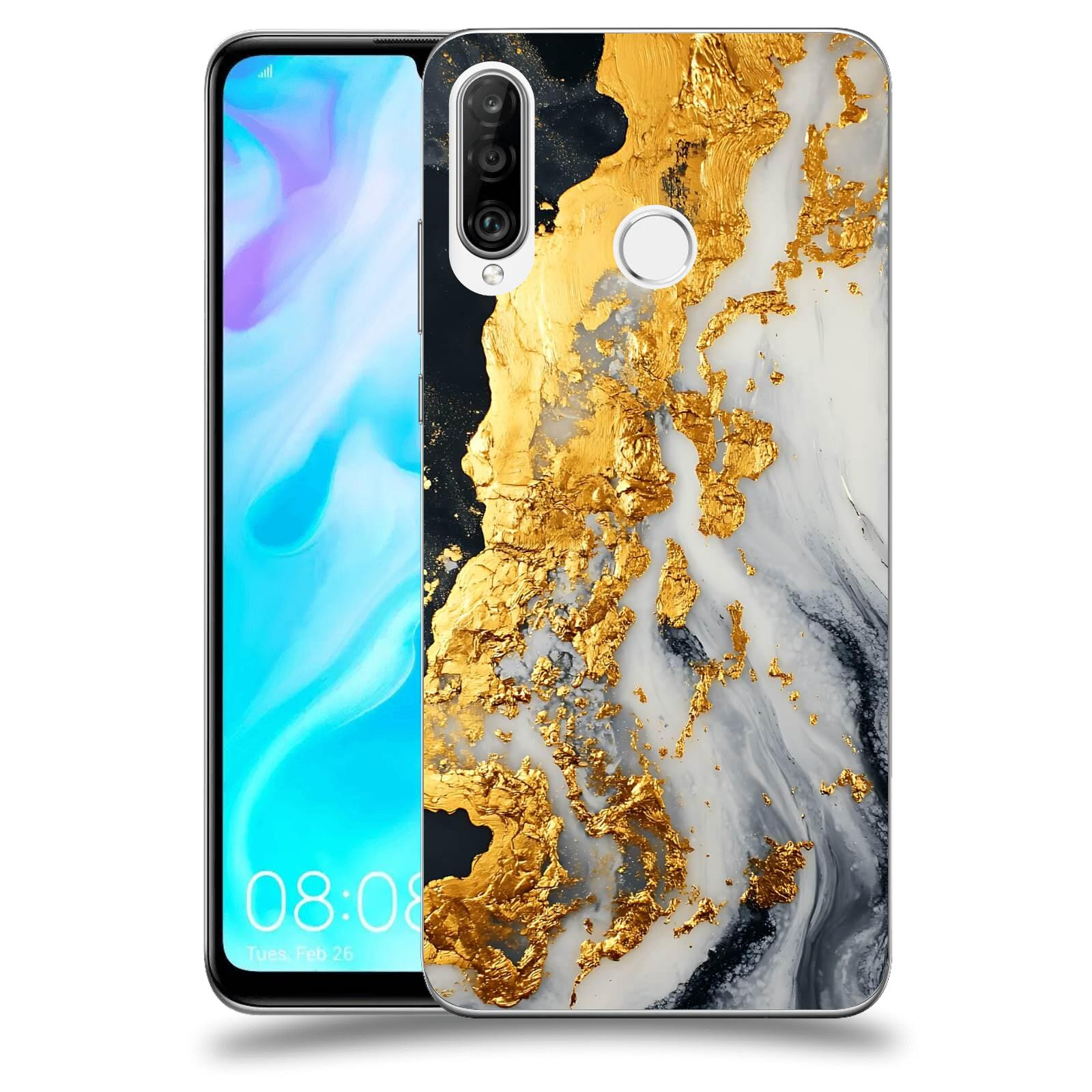 ACOVER Kryt na mobil Huawei P30 Lite - Marble II