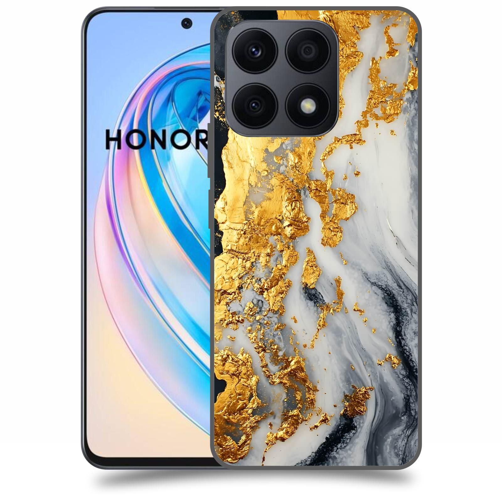 ACOVER Kryt na mobil Honor X8a - Marble II
