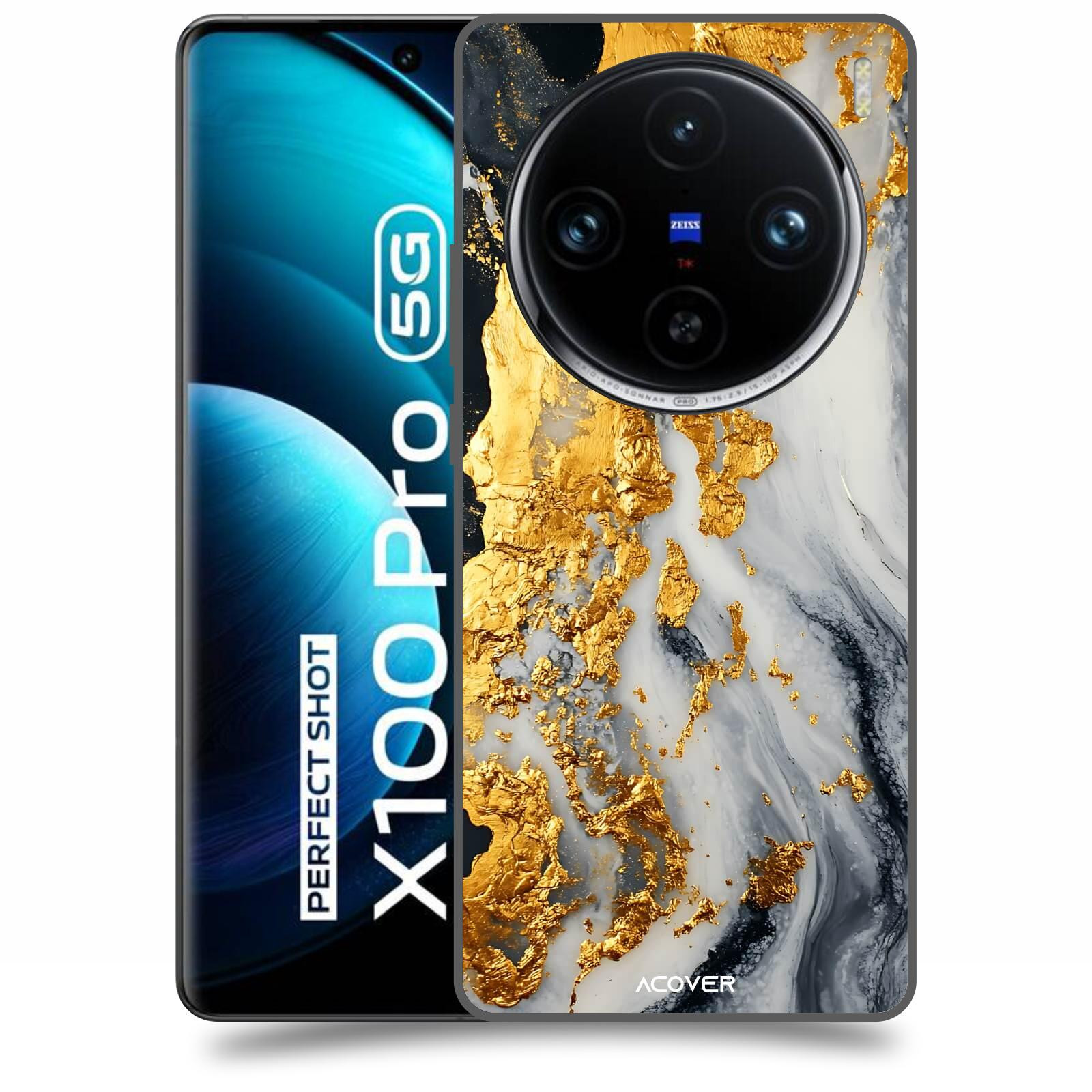 ACOVER Kryt na mobil Vivo X100 Pro - Marble II