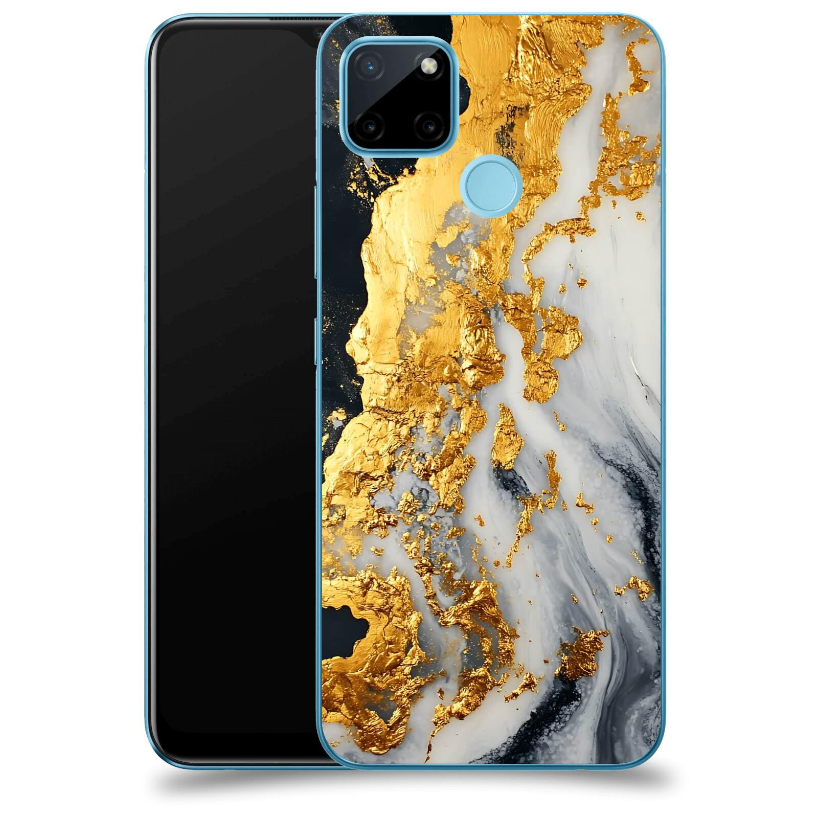 ACOVER Kryt na mobil Realme C21Y - Marble II