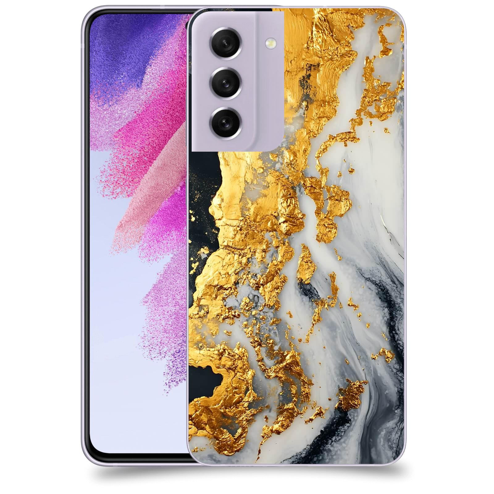 ACOVER Kryt na mobil Samsung Galaxy S21 FE 5G - Marble II