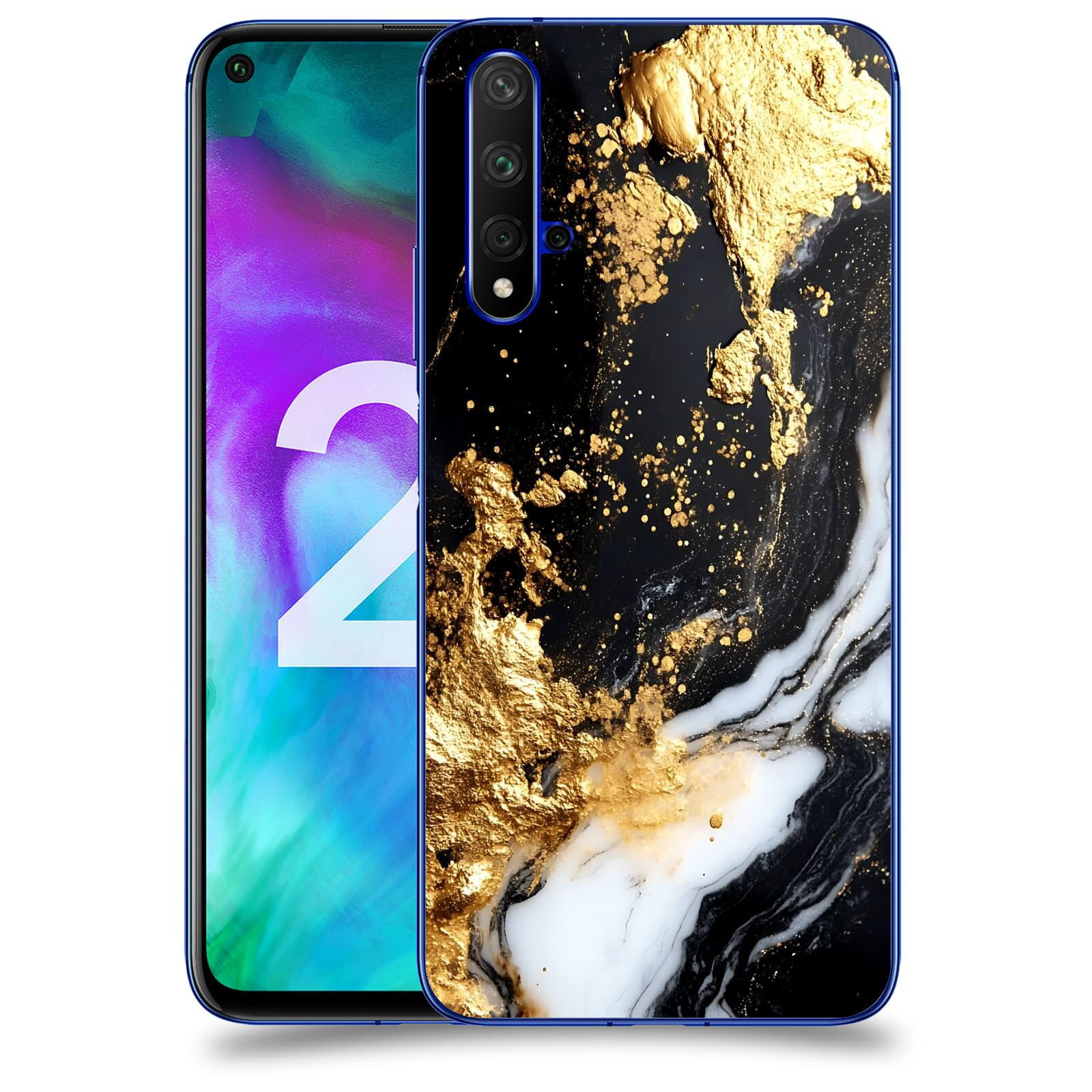 ACOVER Kryt na mobil Honor 20 - Marble III