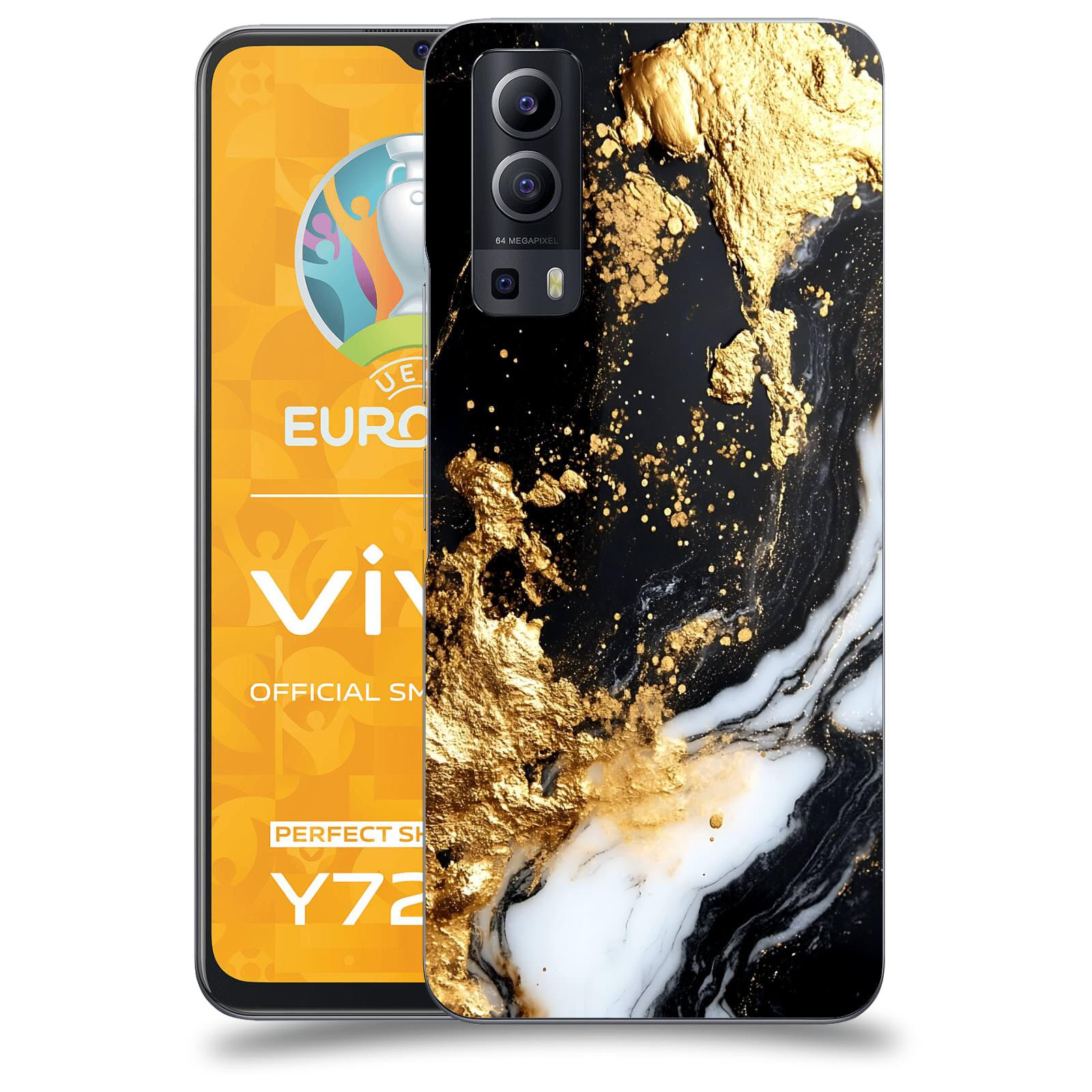 ACOVER Kryt na mobil Vivo Y72 5G - Marble III