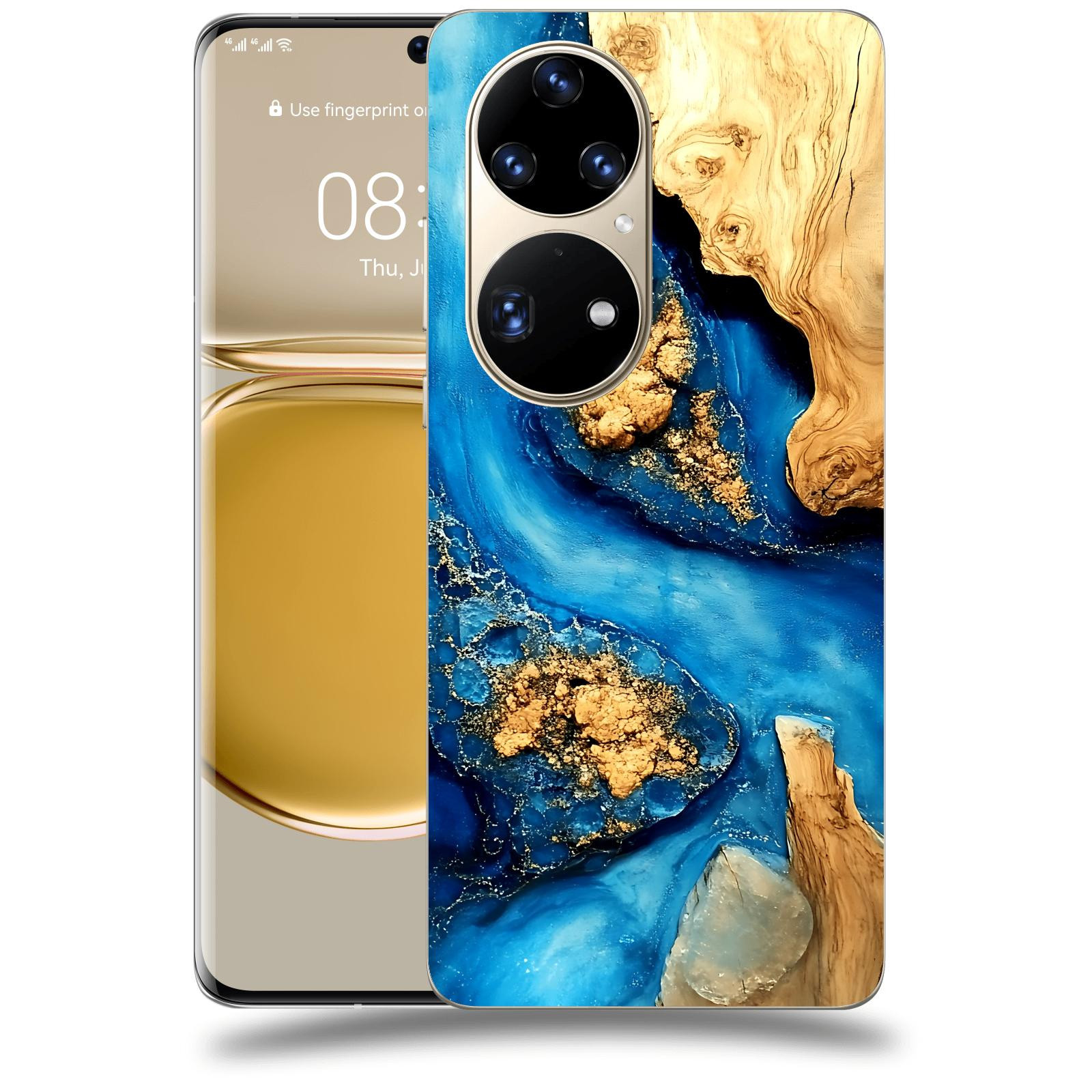 ACOVER Kryt na mobil Huawei P50 - Deep Marine II