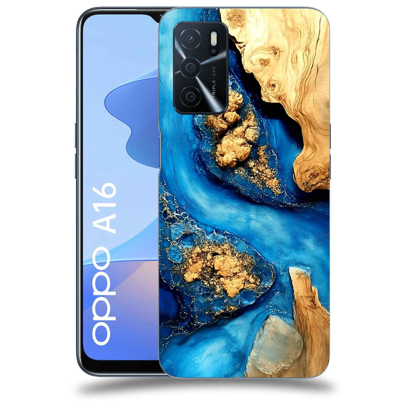 ACOVER Kryt na mobil OPPO A16 - Deep Marine II