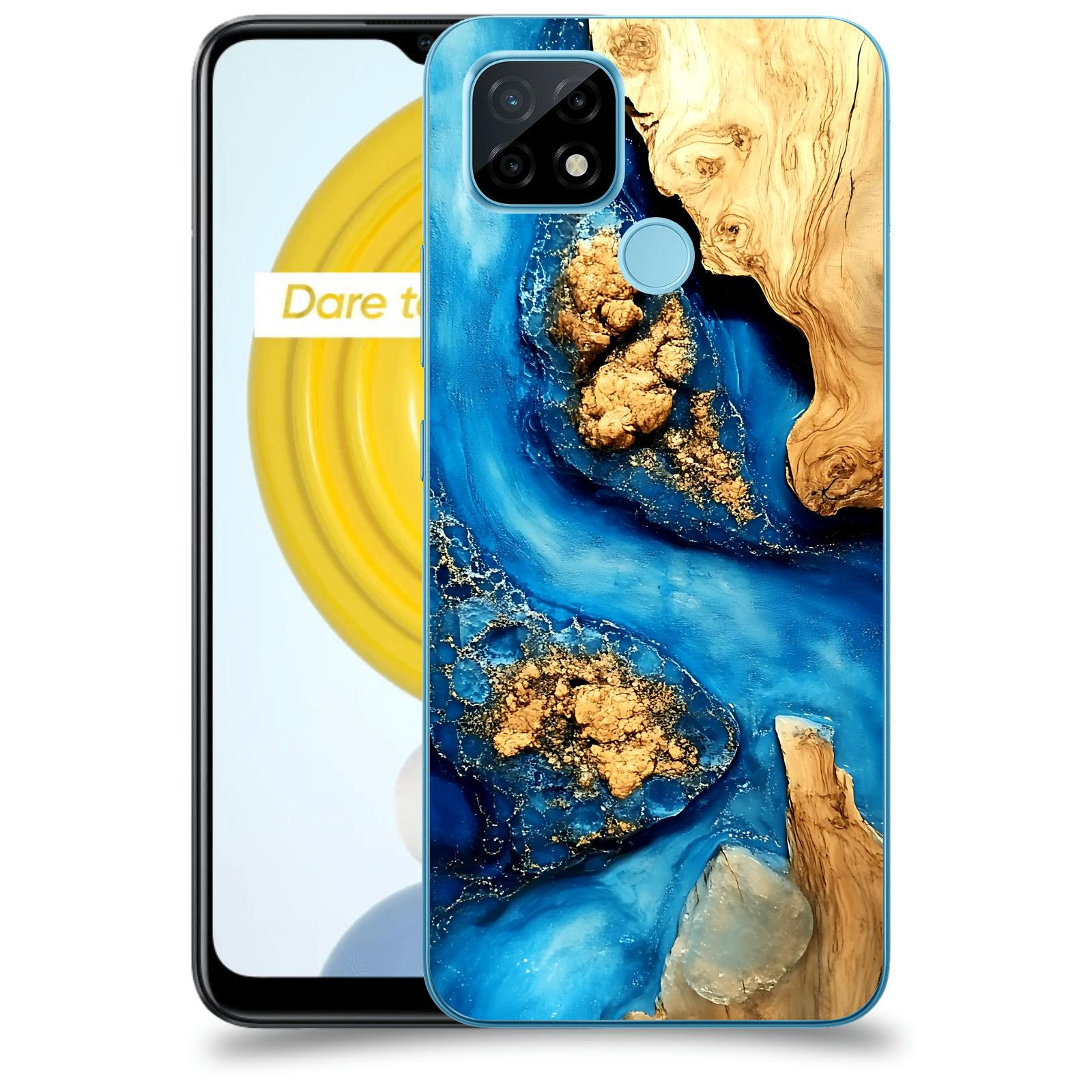 ACOVER Kryt na mobil Realme C21 - Deep Marine II