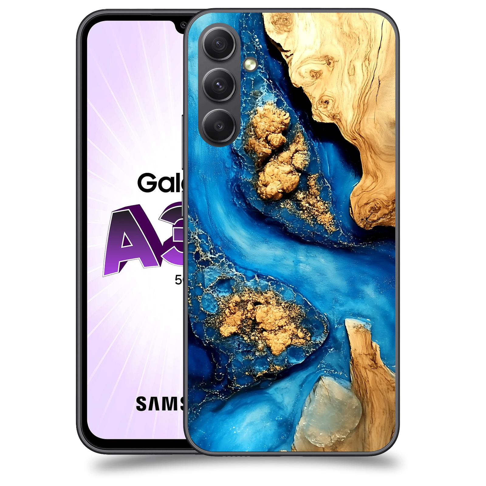 ACOVER Kryt na mobil Samsung Galaxy A34 - Deep Marine II