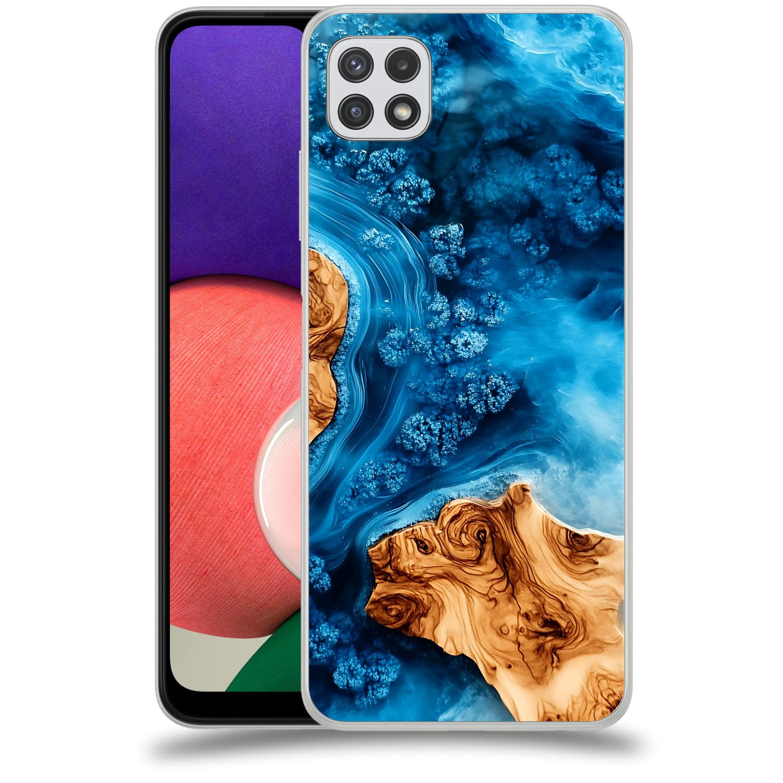 ACOVER Kryt na mobil Samsung Galaxy A22 A225F - Deep Marine III