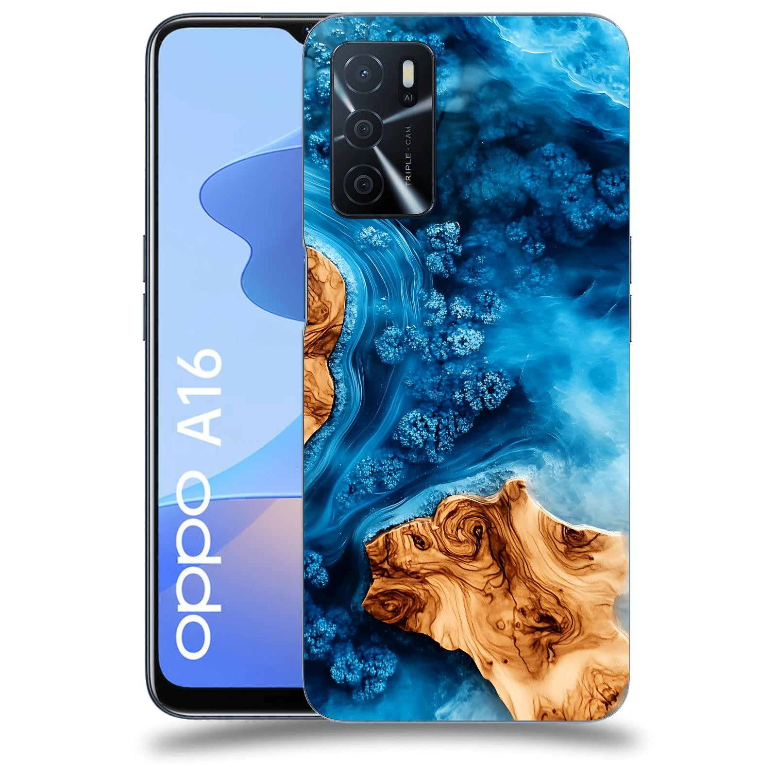 ACOVER Kryt na mobil OPPO A16 - Deep Marine III