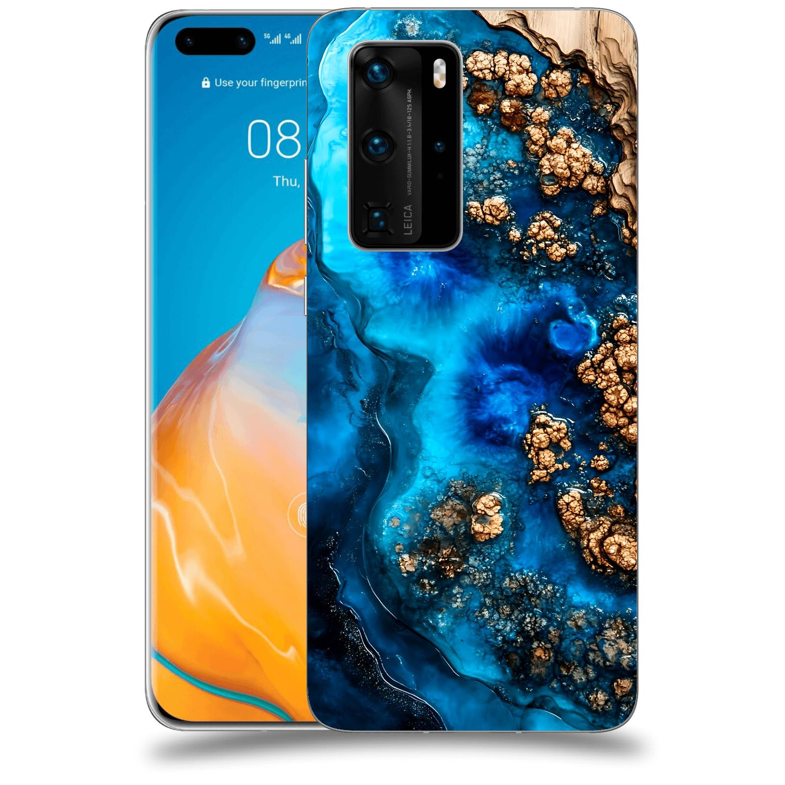 ACOVER Kryt na mobil Huawei P40 - Deep Marine IV