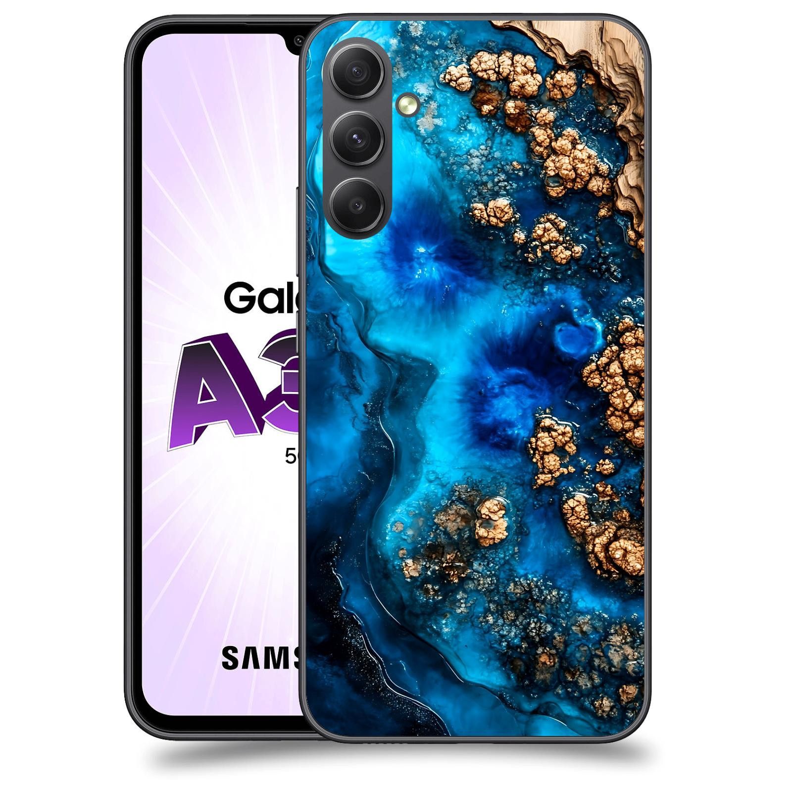 ACOVER Kryt na mobil Samsung Galaxy A34 - Deep Marine IV