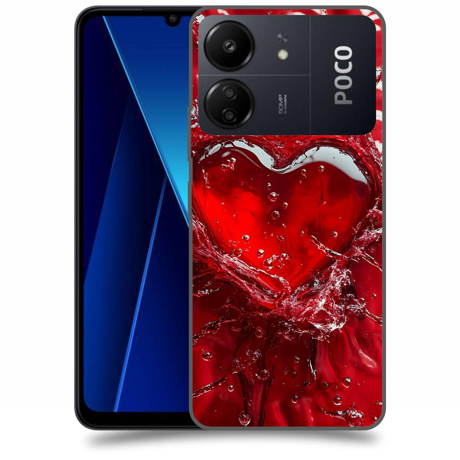 ACOVER Kryt na mobil Poco C65 - Love I