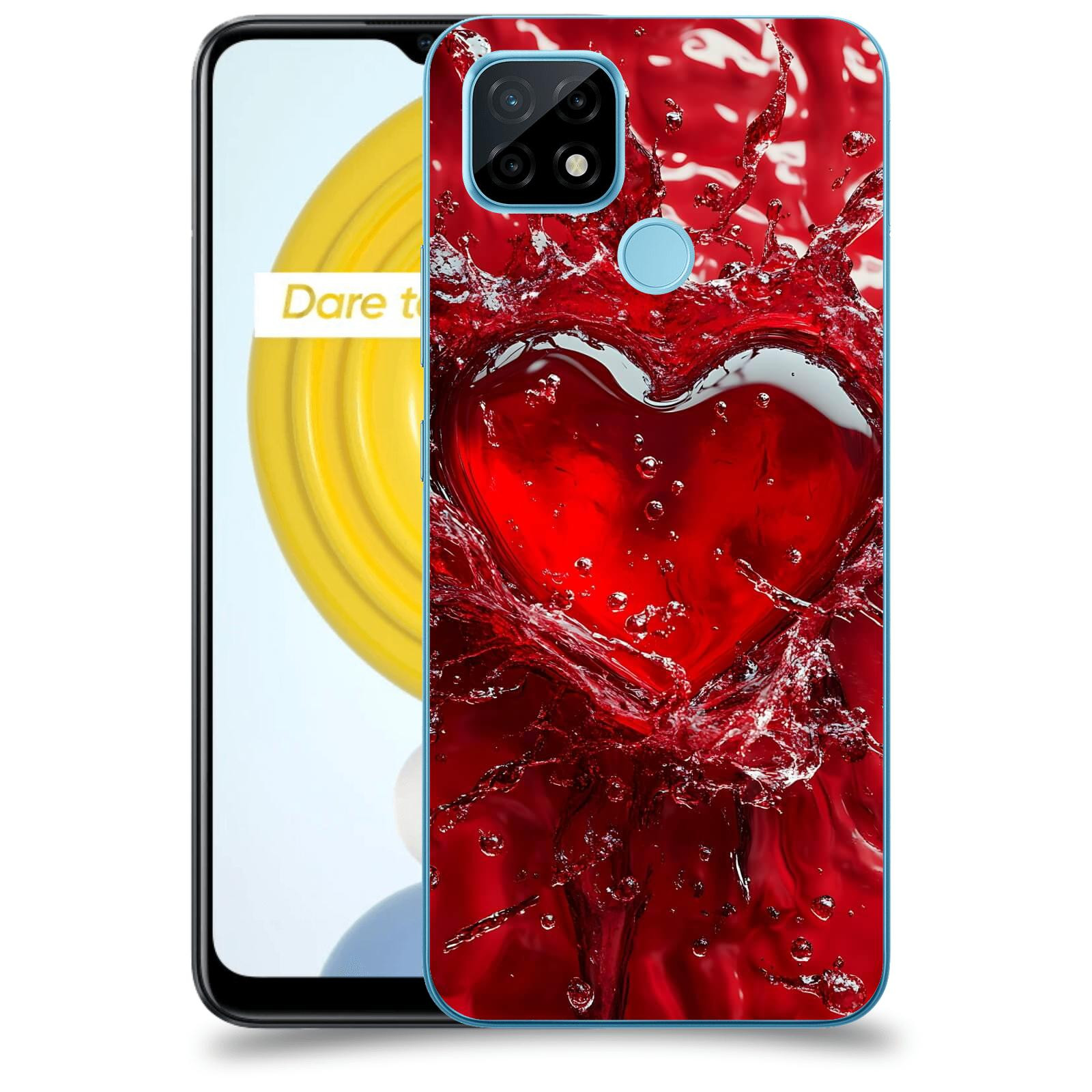 ACOVER Kryt na mobil Realme C21 - Love I