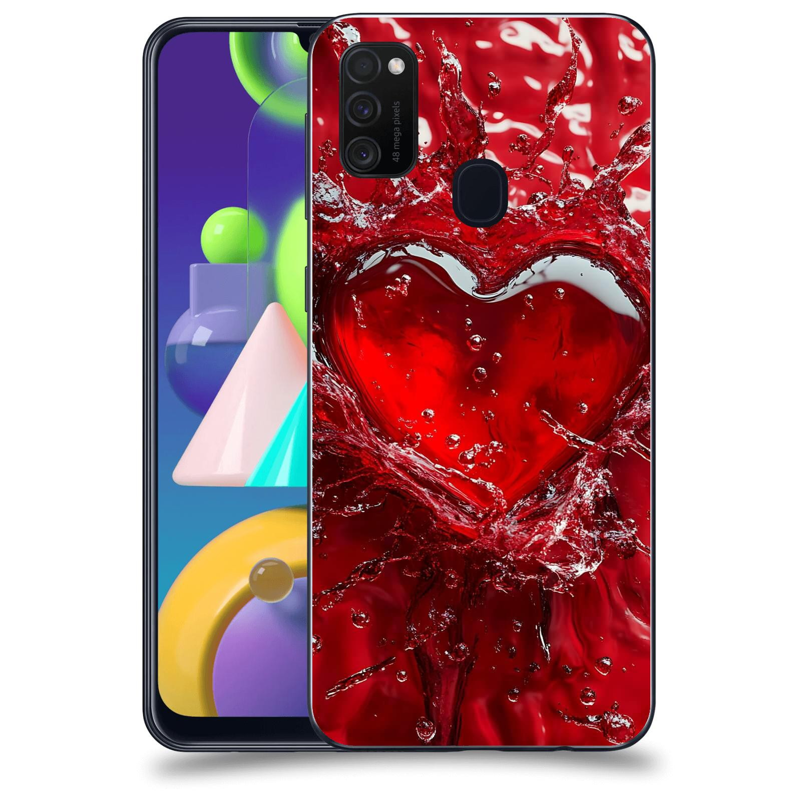 ACOVER Kryt na mobil Samsung Galaxy M21 M215F - Love I