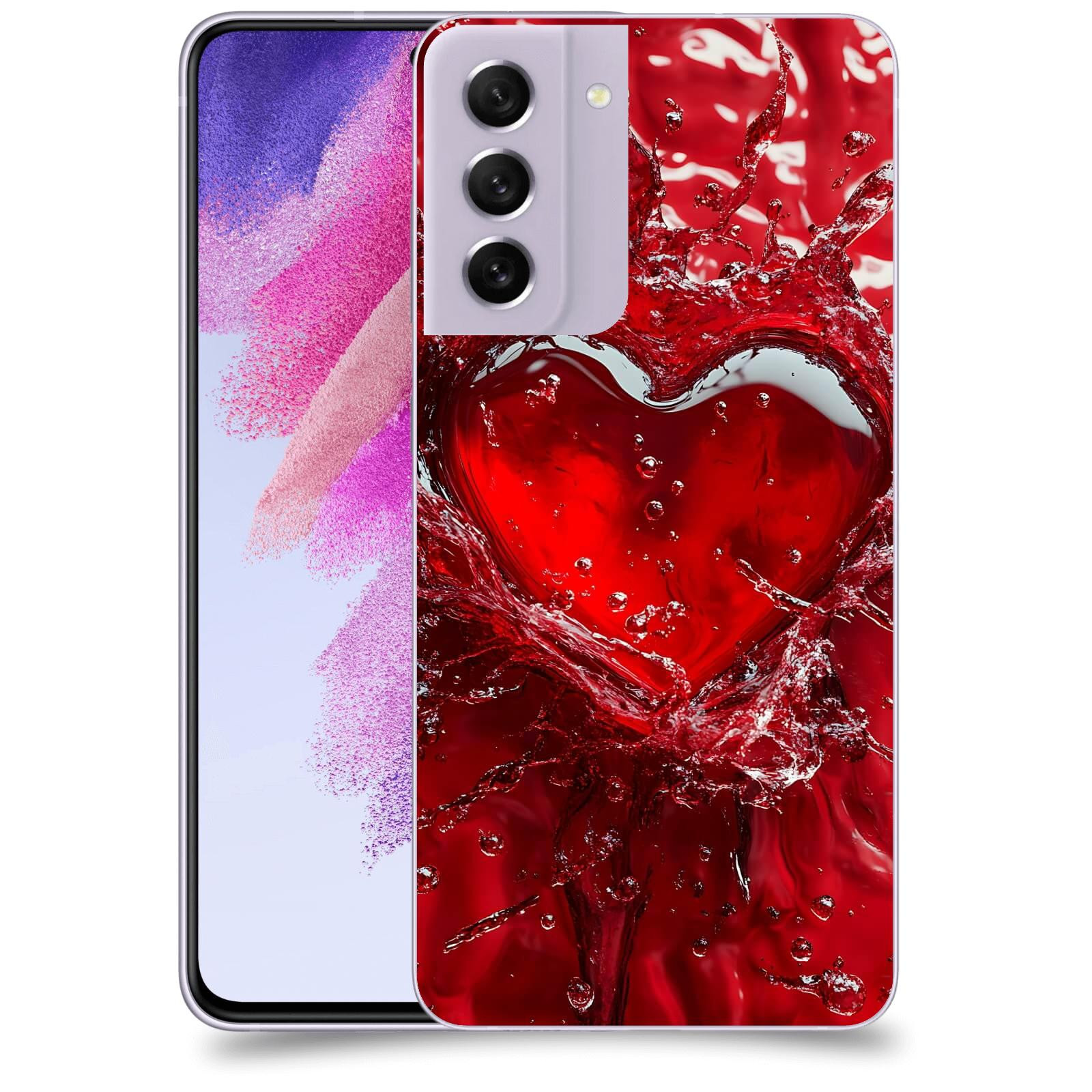 ACOVER Kryt na mobil Samsung Galaxy S21 FE 5G - Love I