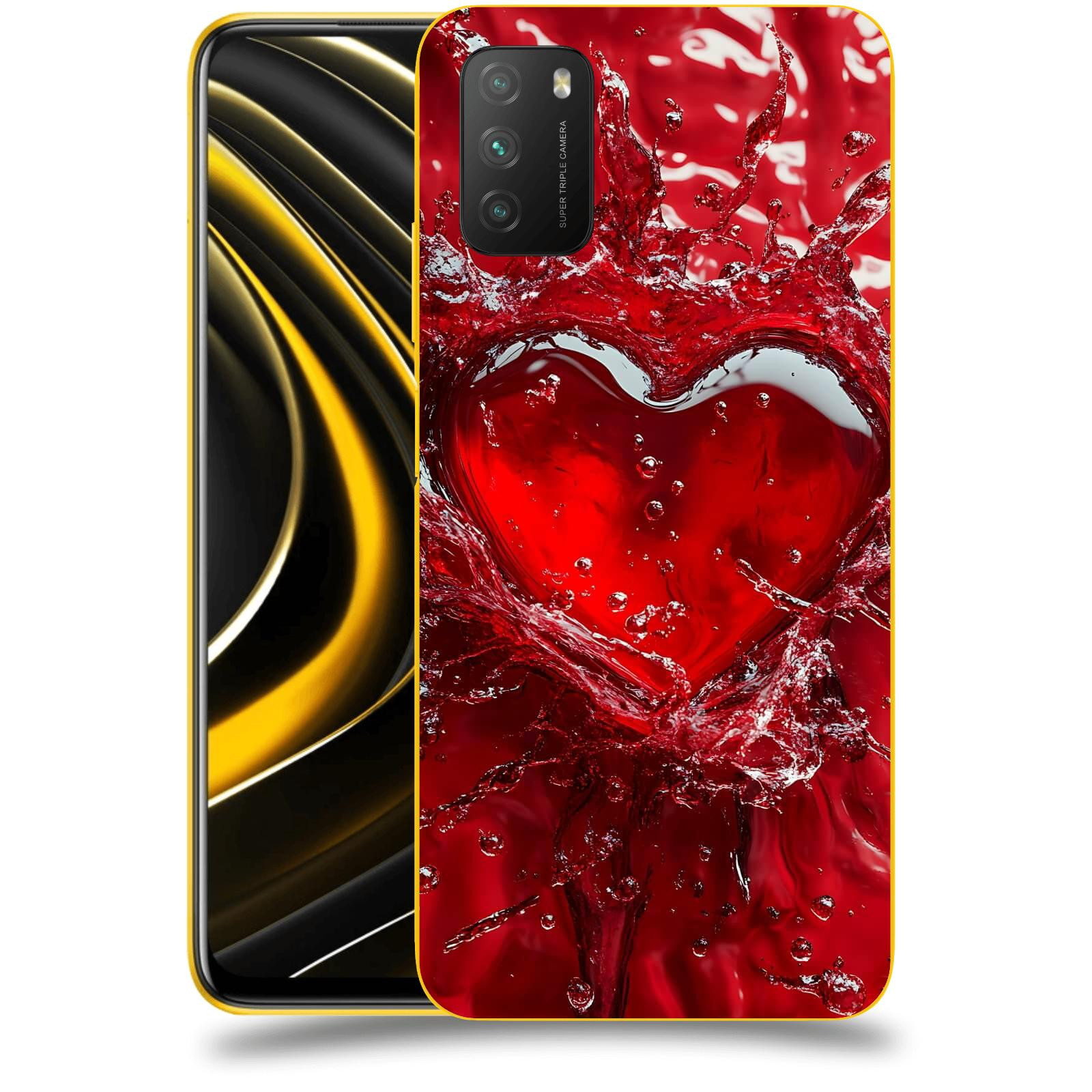 ACOVER Kryt na mobil Xiaomi Poco M3 - Love I